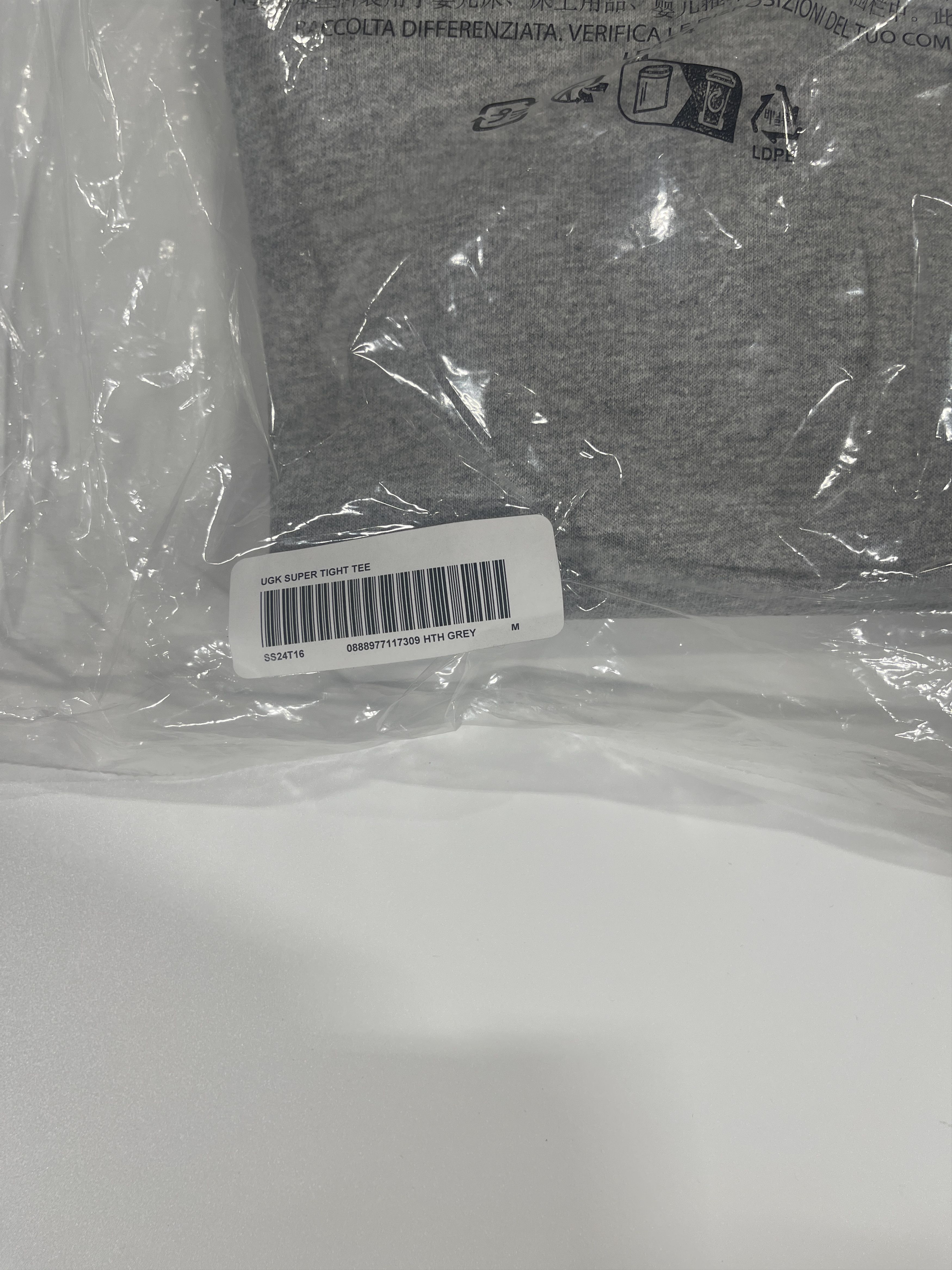 Supreme Supreme UGK Super Tight Tee Heather Grey Size M Size US M / EU 48-50 / 2 - 4 Thumbnail