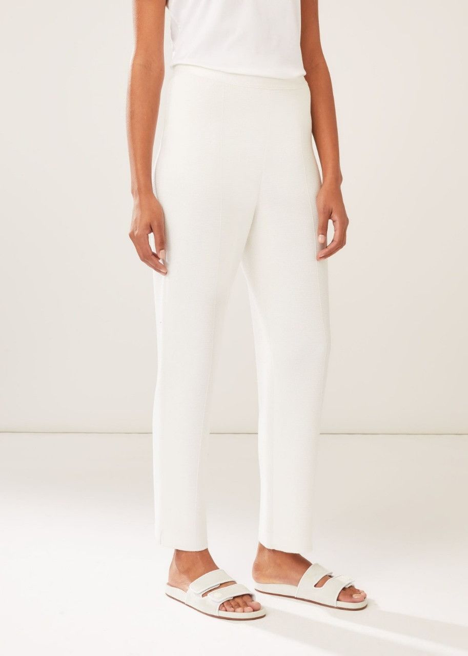 Loro Piana o1srvl11e0424 Trouser in White Size 28" / US 6 / IT 42 - 2 Thumbnail