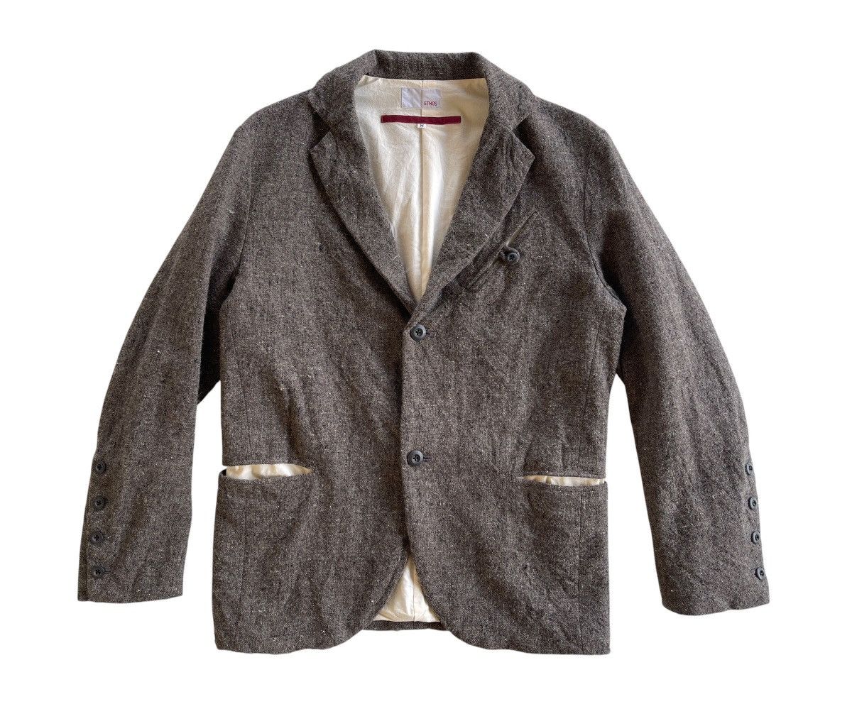 Ethos Ethos Raw Edge Wool Coat Size US M / EU 48-50 / 2 - 2 Thumbnail