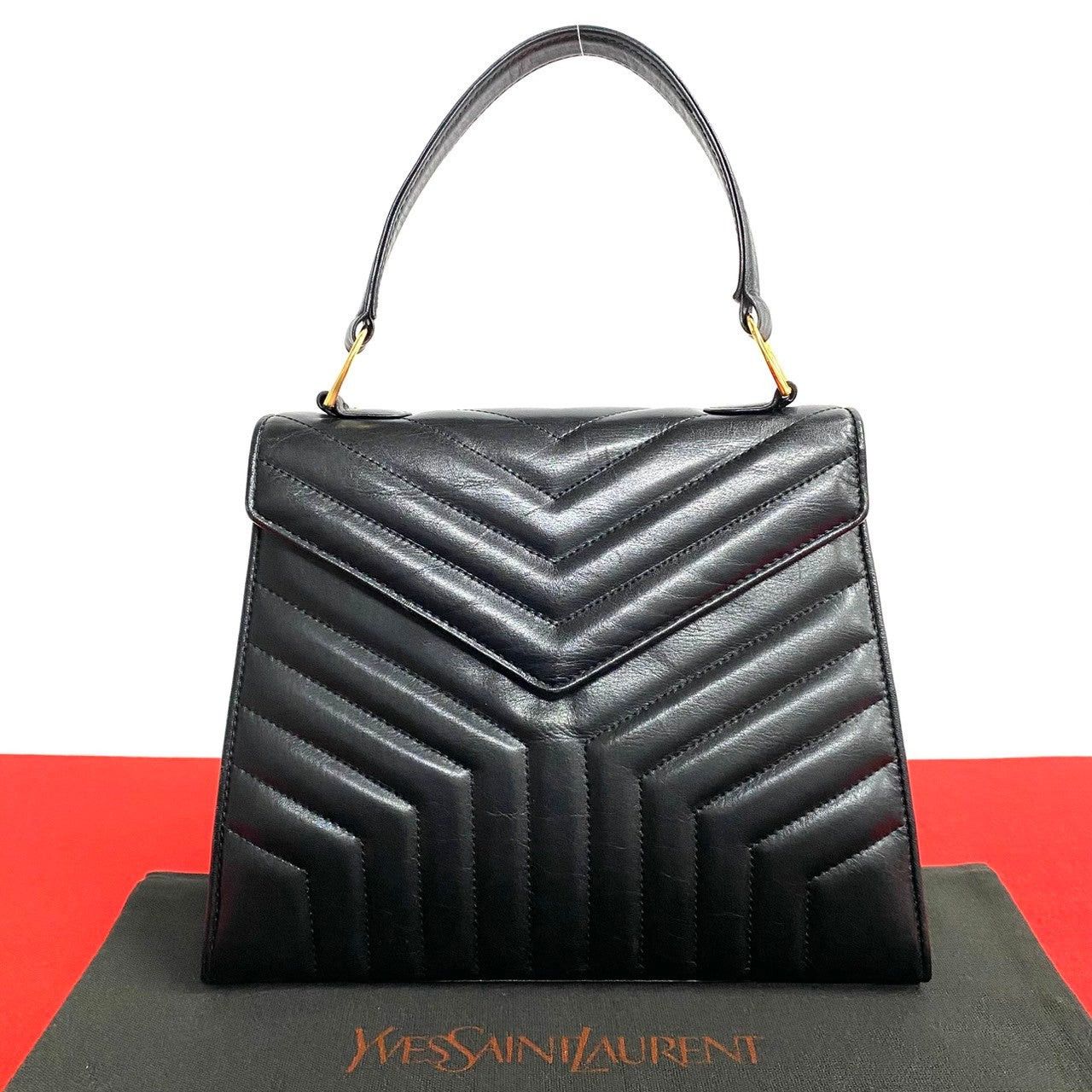 Yves Saint Laurent Yves Saint Laurent Handbag Black Leather Size ONE SIZE - 1 Thumbnail