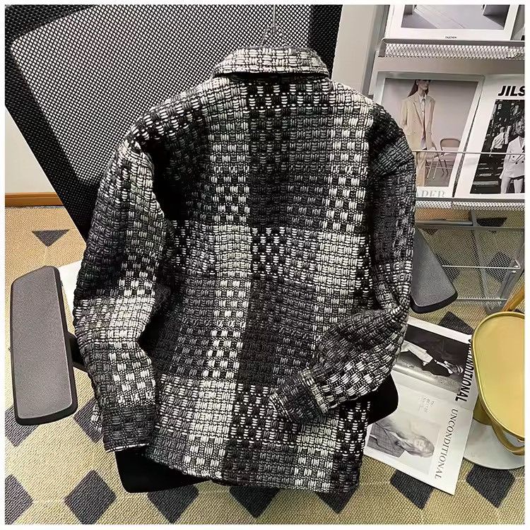 Japanese Brand Casual Plaid Knit Jaet Size US M / EU 48-50 / 2 - 9 Thumbnail