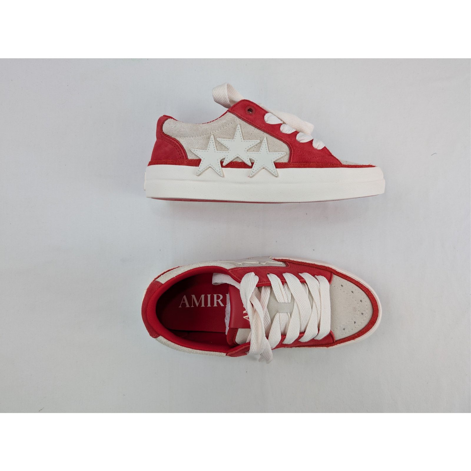 Amiri o1rshd1 Sunset Vulcanized Sneakers in Birch Red Size US 12 / EU 45 - 1 Thumbnail