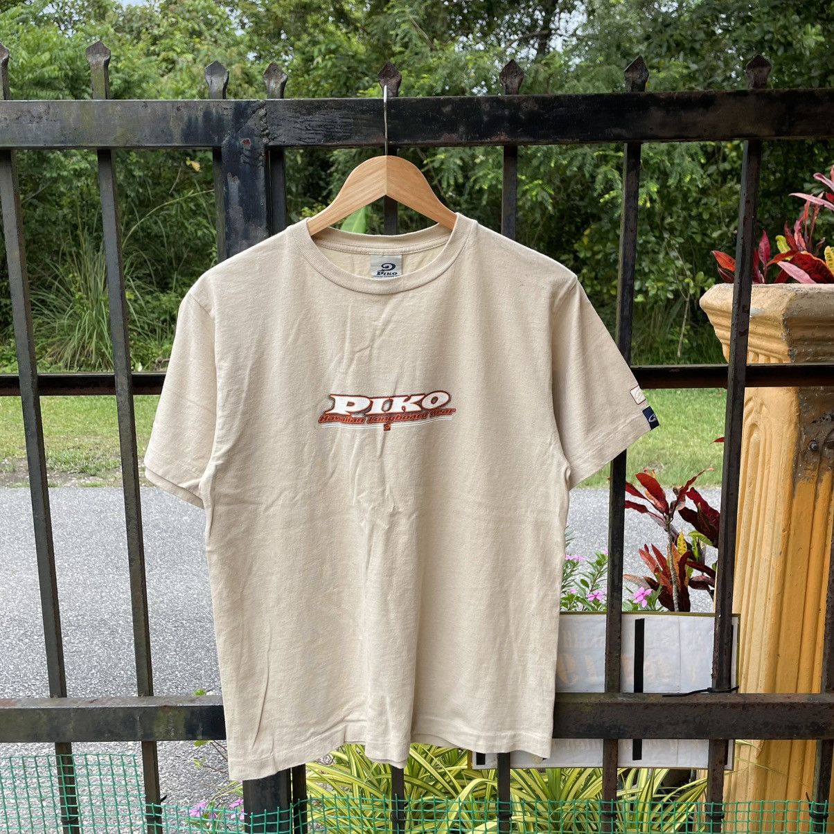 Vintage 🔥Vintage 90s Piko Hawaiian Longboard Surf Wear Tee Size US M / EU 48-50 / 2 - 3 Thumbnail