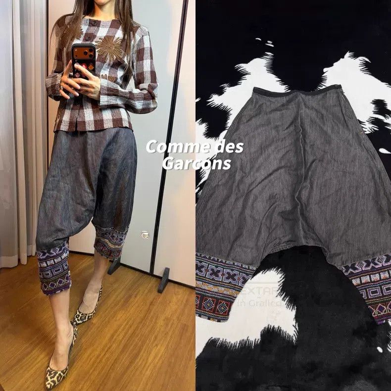Comme des Garcons Comme Des Garcons size XS Low Rise Patched Capris Size 23" - 1 Thumbnail