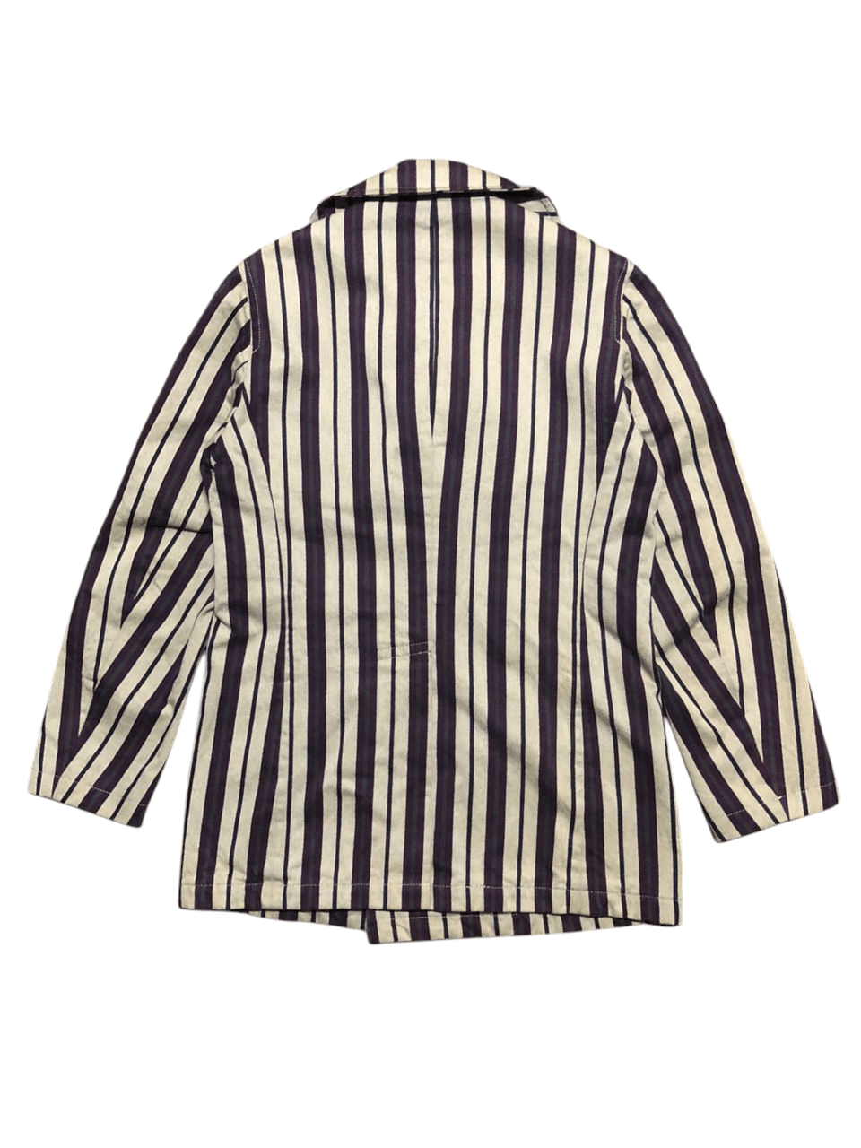Japanese Brand Japanese Brand Yutaka Stripe Double Breasted Coat Size US S / EU 44-46 / 1 - 2 Thumbnail