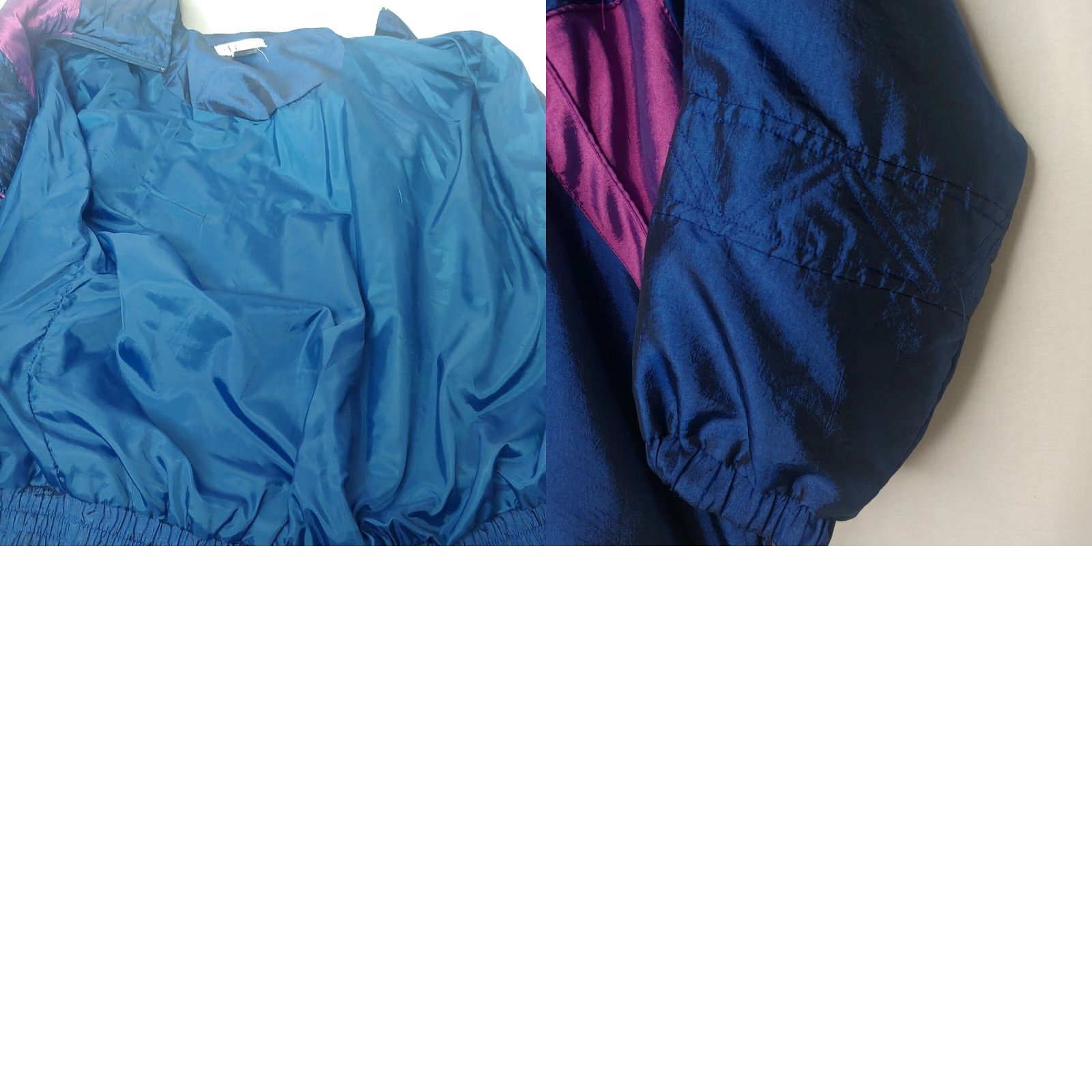 Vintage VINTAGE Bocoo Jacket Short Iridescent Quilted Purple Blue Zip Up Women S Size S / US 4 / IT 40 - 8 Thumbnail