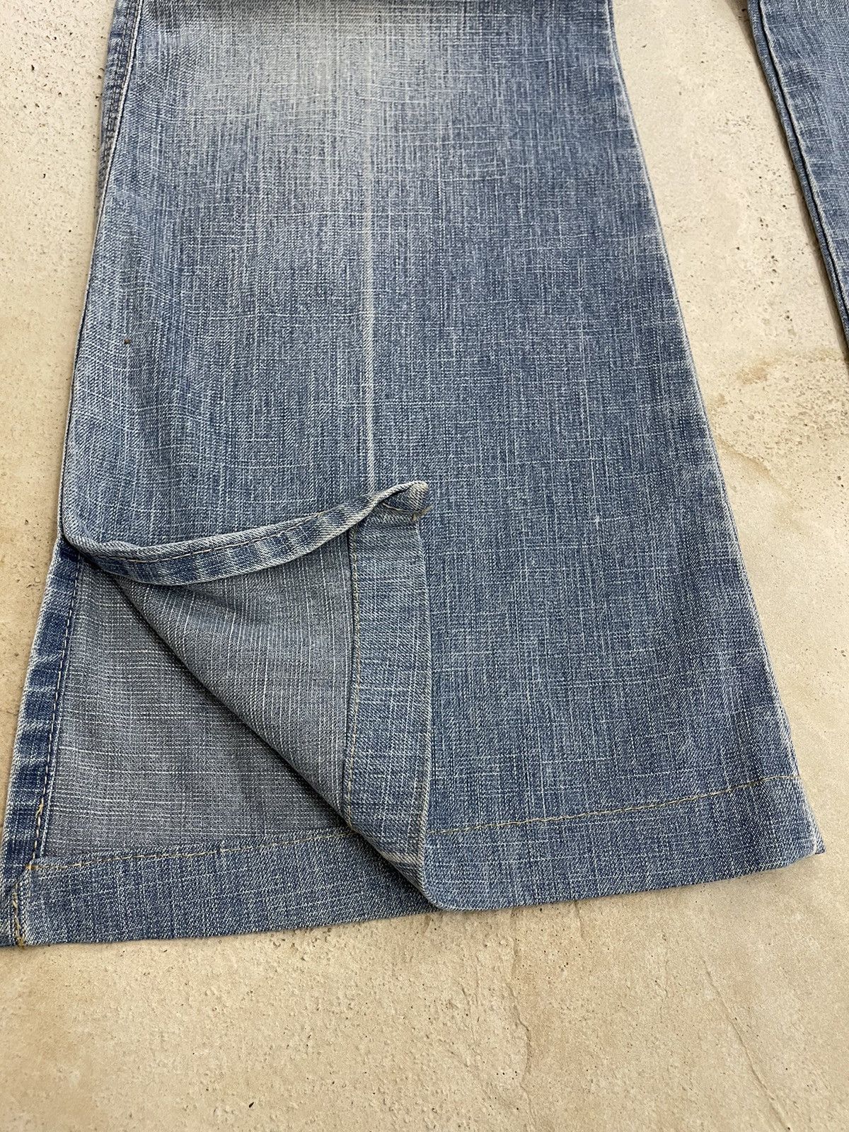 Designer Marithe Francois Girbaud Flare Denim Pants Size US 27 - 13 Thumbnail