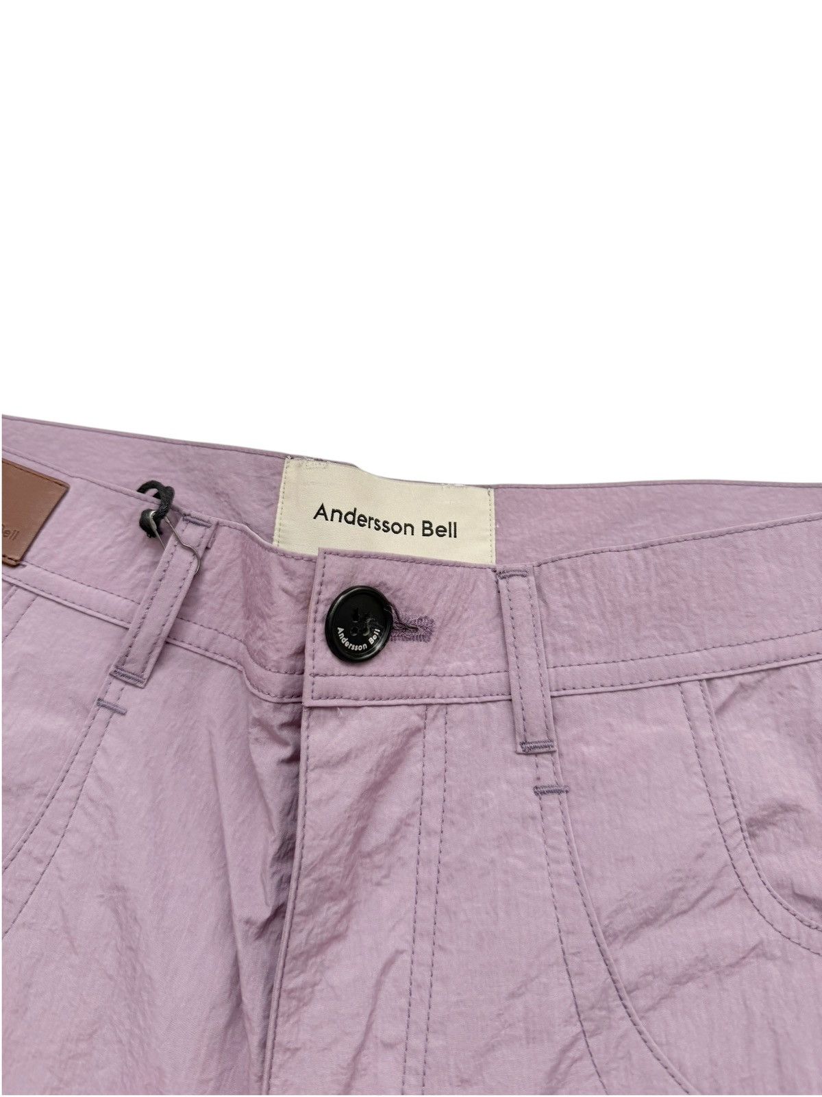 Andersson Bell Pink Crack Nylon Tech Pants Size US 34 / EU 50 - 8 Thumbnail