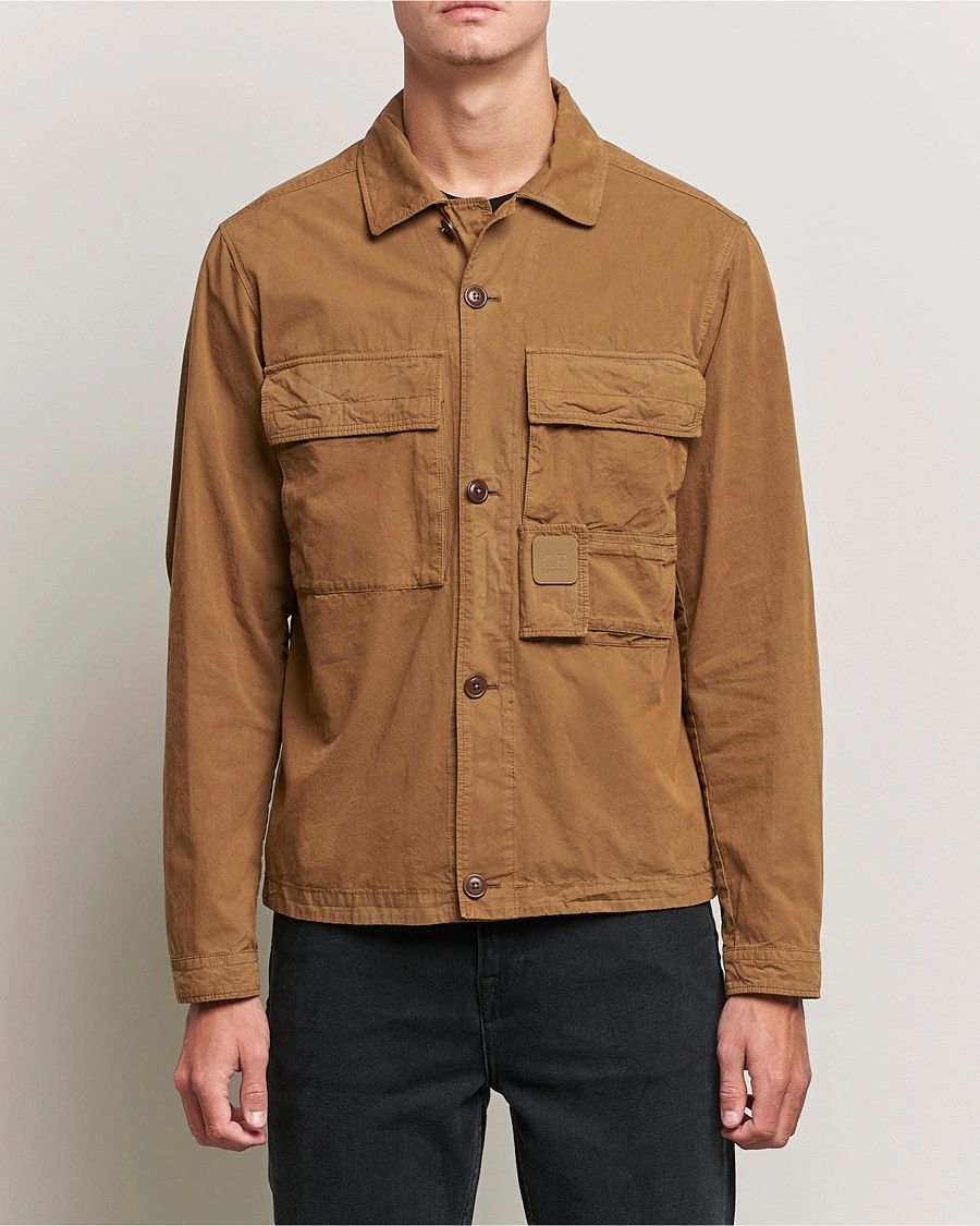 C.P. Company o1y1224 Solid Color Shirt in Camel Size US L / EU 52-54 / 3 - 3 Thumbnail