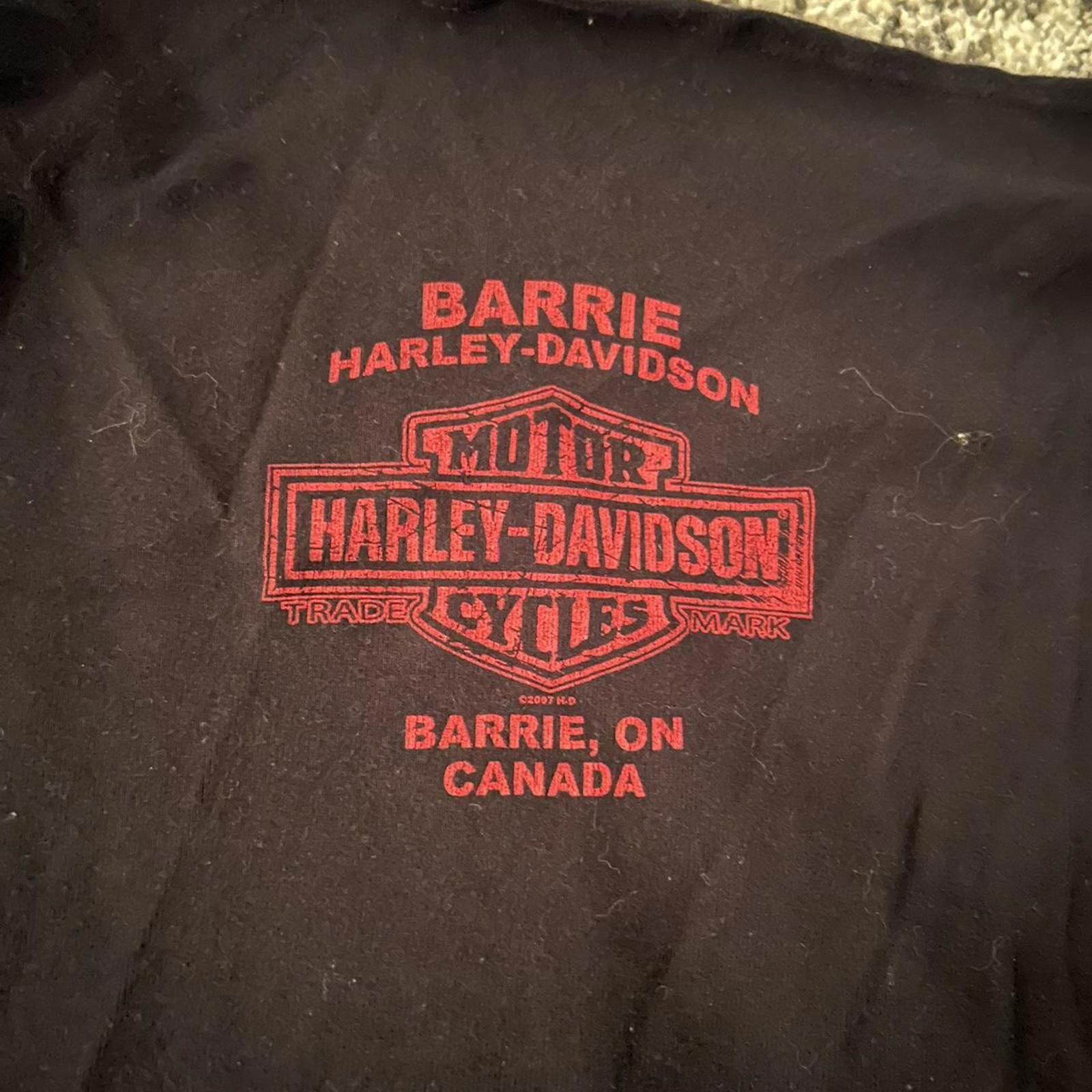 Harley Davidson Harley-Davidson Women's Barrie Long Sleeve V-Neck Size M / US 6-8 / IT 42-44 - 3 Thumbnail
