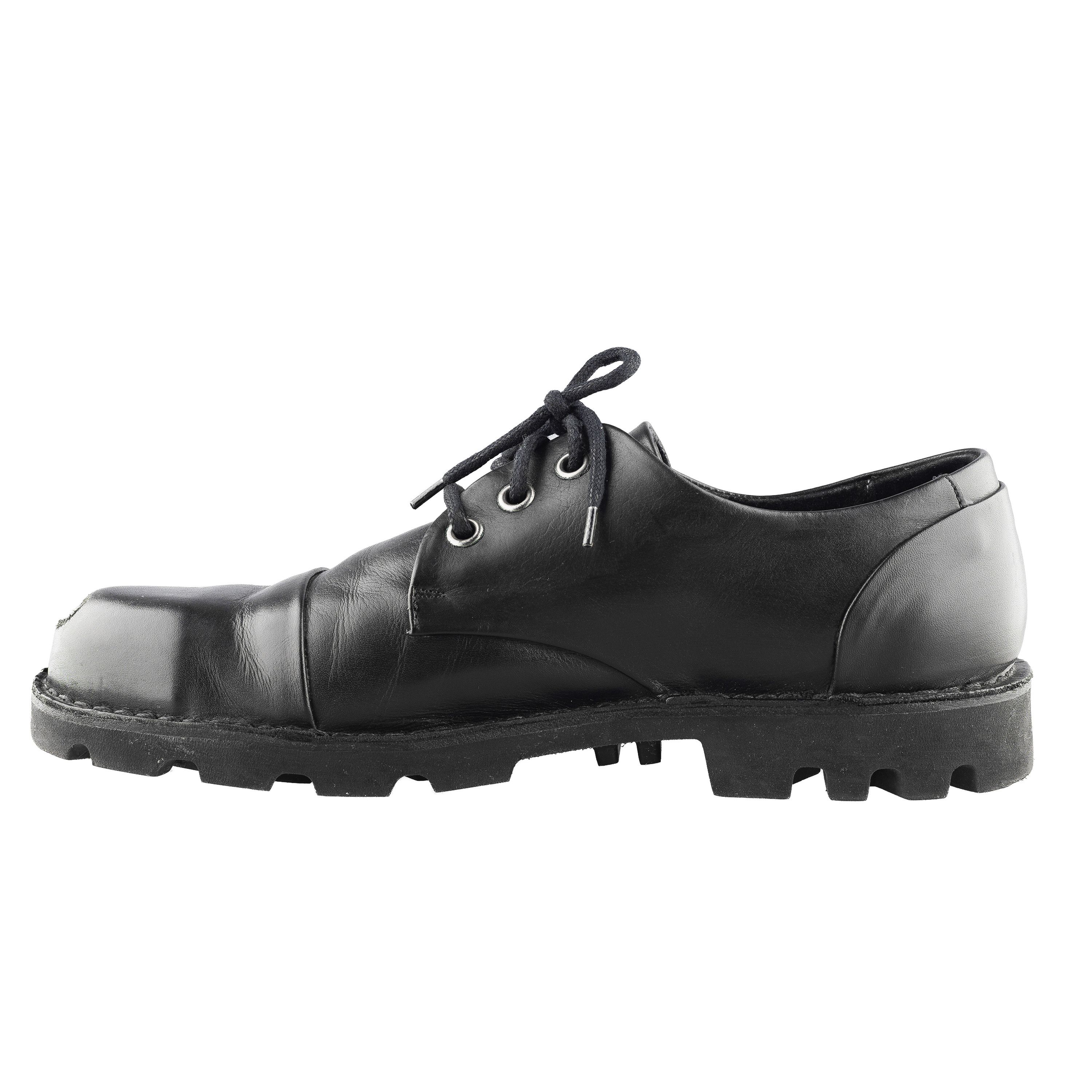 Diesel Diesel Hardkor Steel Low Black Leather Cap Toe Shoes Size US 12 / EU 45 - 6 Thumbnail