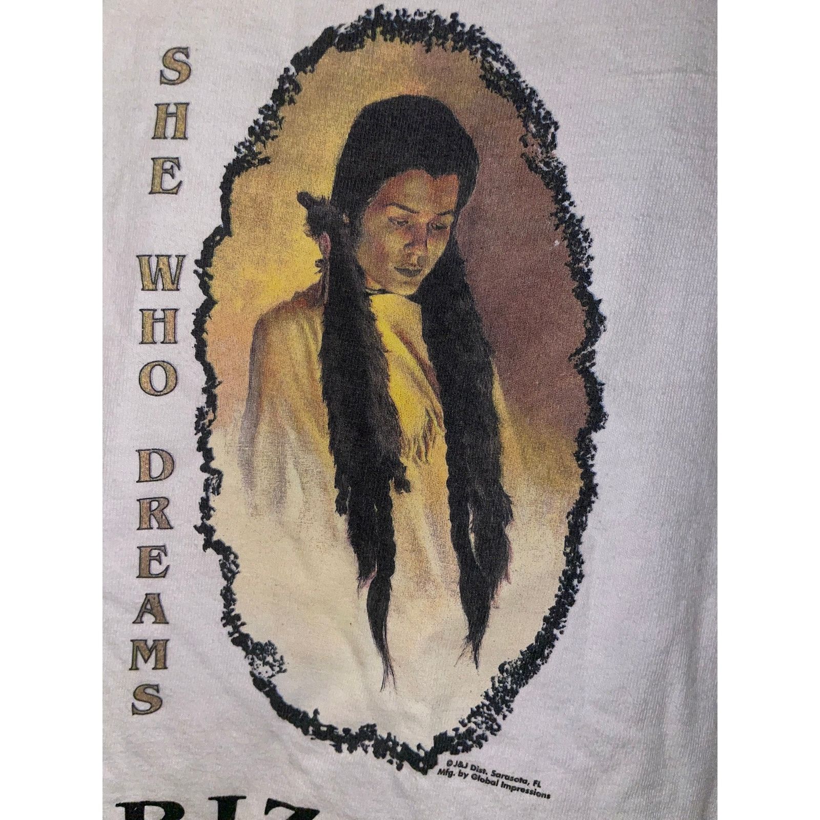 Vintage Vintage Native American Shirt She Who Dreams Arizona Art Tee Size US L / EU 52-54 / 3 - 6 Thumbnail