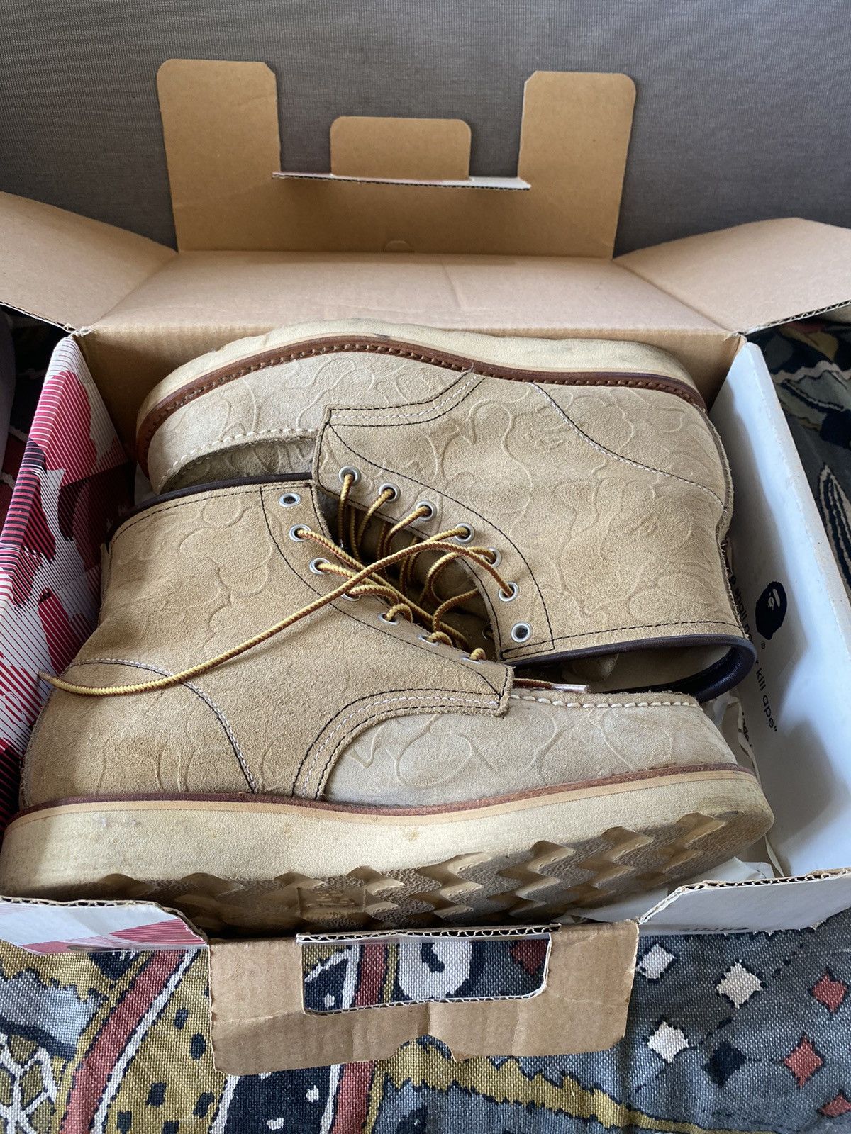 Bape Simple Soldier Boots Size US 8 / EU 41 - 10 Thumbnail