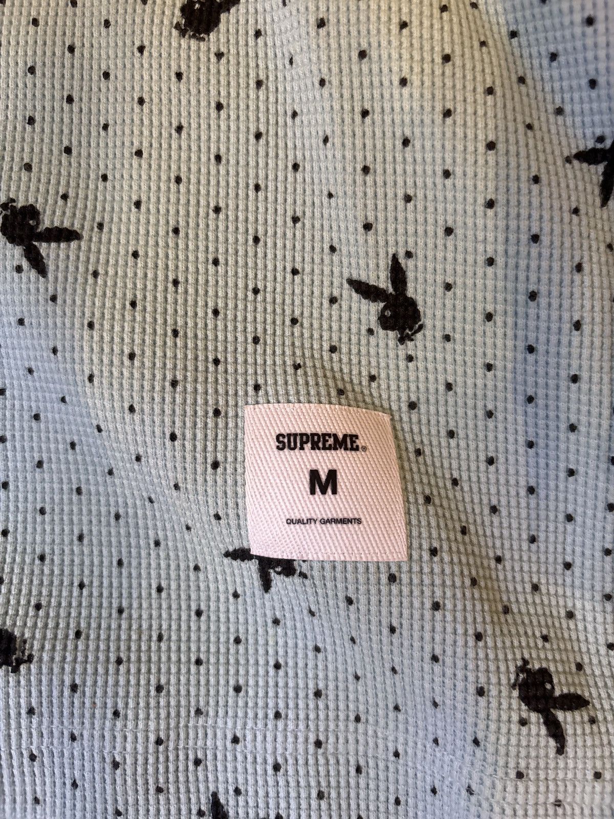 Playboy × Supreme Supreme Playboy Waffle Thermal Mint Size M Size US M / EU 48-50 / 2 - 4 Thumbnail