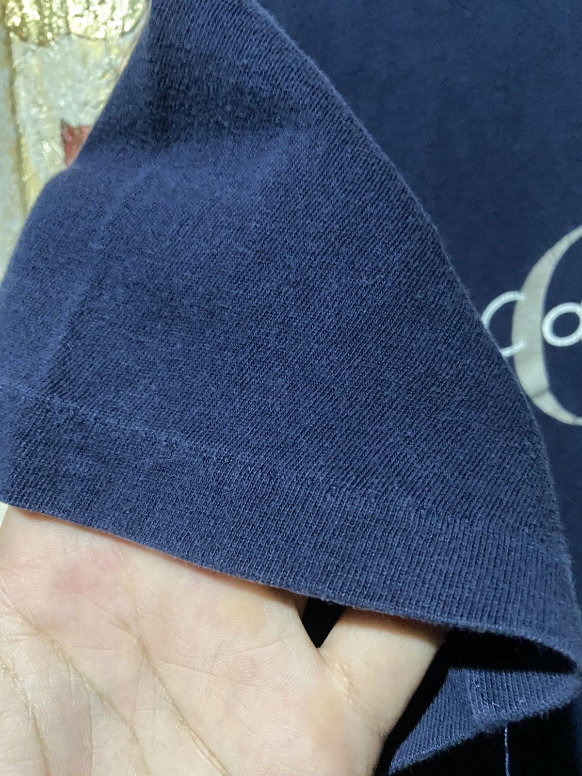 Calvin Klein × Vintage vintage Calvin Klein single stitch blue crop t shirt size M Size US M / EU 48-50 / 2 - 6 Thumbnail