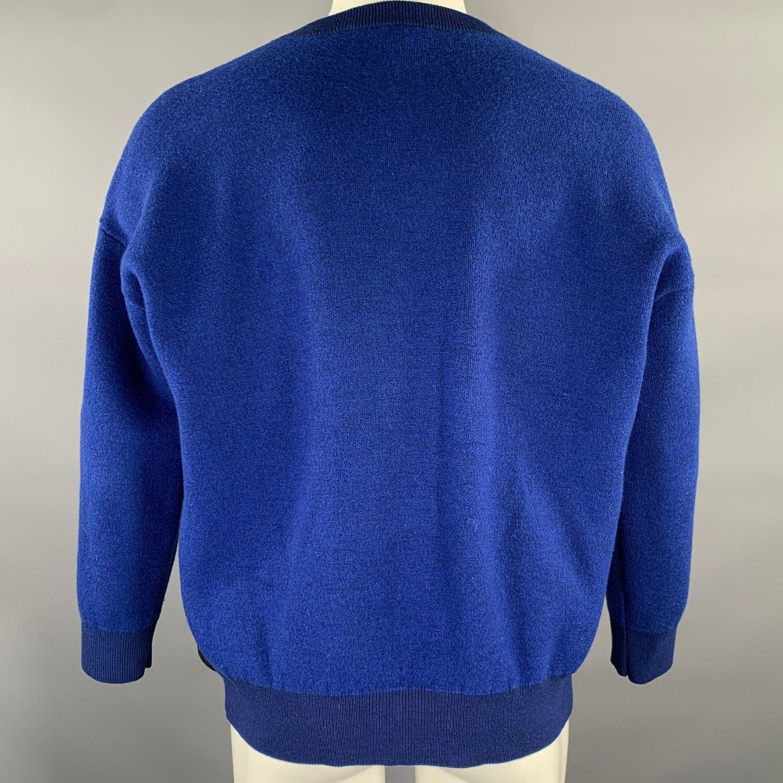 Acne Studios ACNE Size M Blue Wool Cotton Pull On Sweater Size US M / EU 48-50 / 2 - 3 Thumbnail