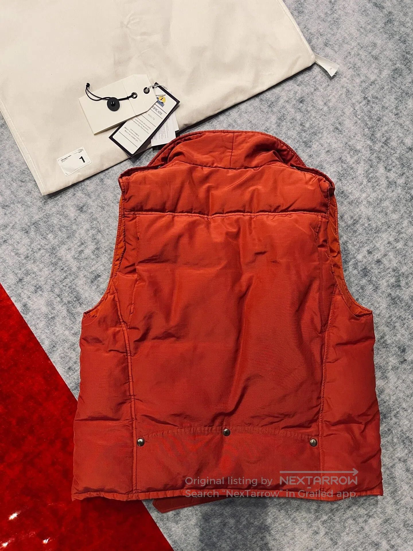 Visvim visvim strabler down vest in vibrant red. Size US M / EU 48-50 / 2 - 3 Thumbnail