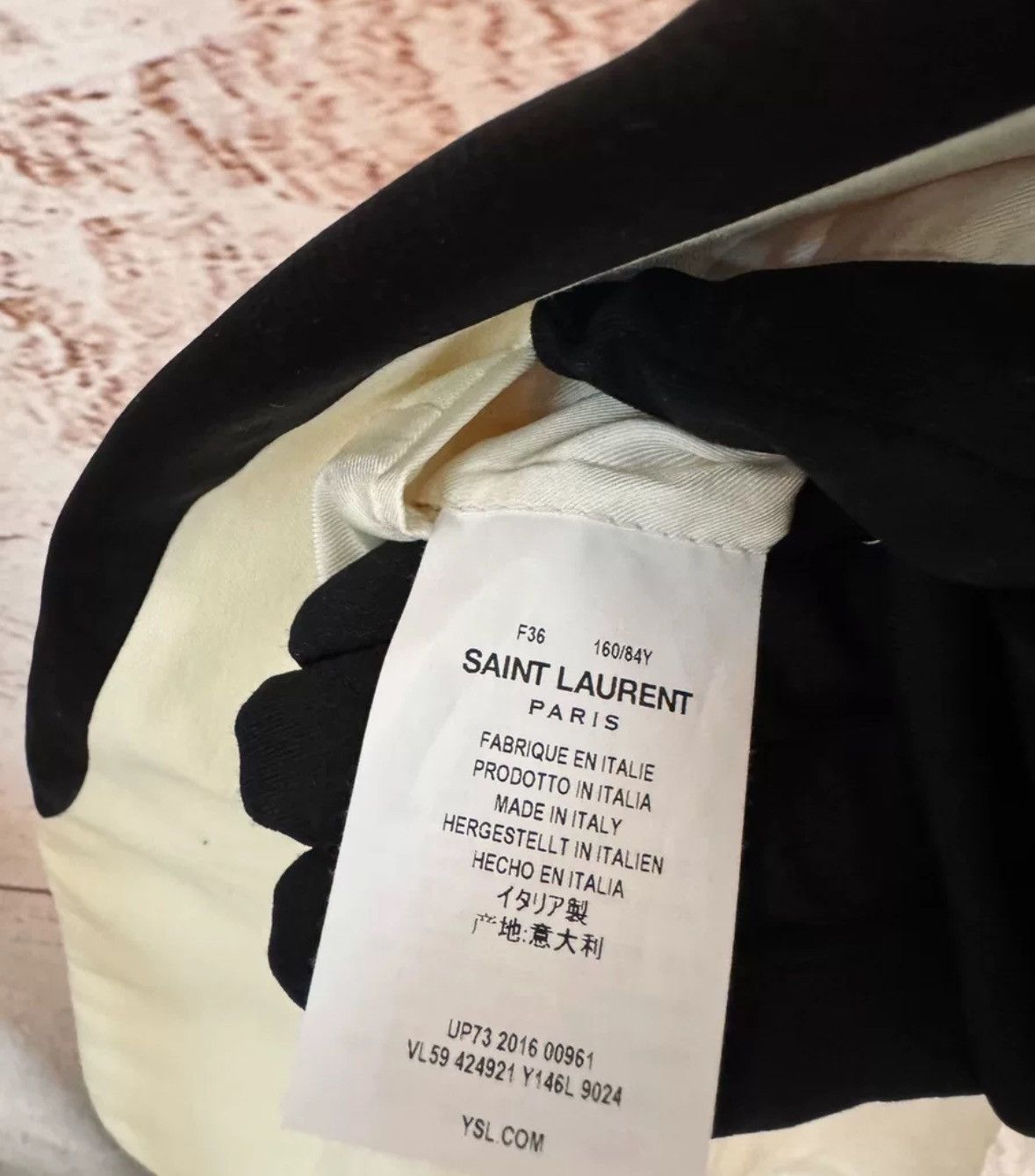 Saint Laurent Paris × Yves Saint Laurent Saint Laurent SLP Saint Laurent black and white jacket Size XS / US 0-2 / IT 36-38 - 5 Thumbnail