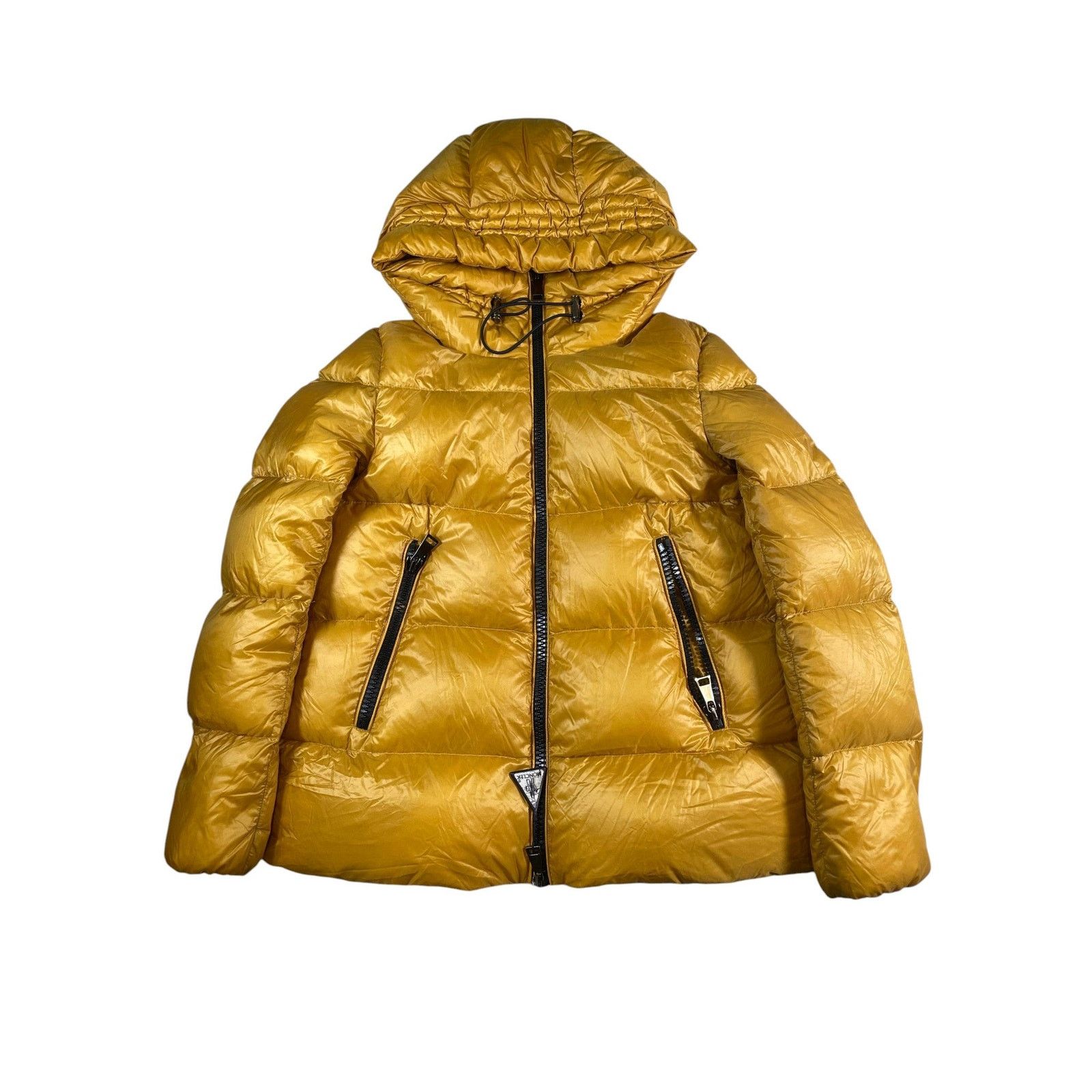 Moncler Moncler Seritte Giubbotto Yellow Puffer Jacket Size US XS / EU 42 / 0 - 1 Thumbnail