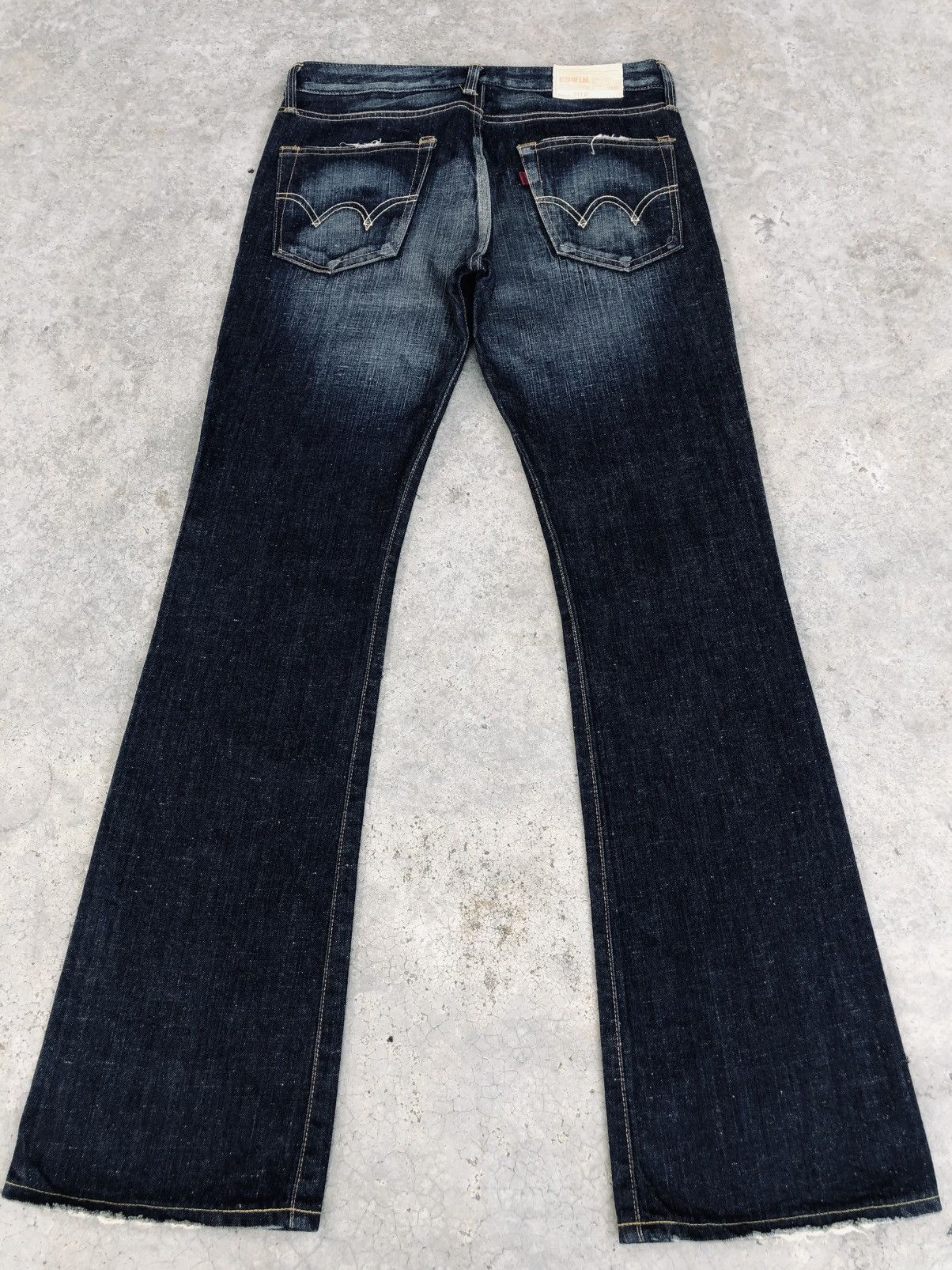 If Six Was Nine Japanese Edwin 511 R Flared Jeans Distressed Jeans Size US 31 - 2 Thumbnail