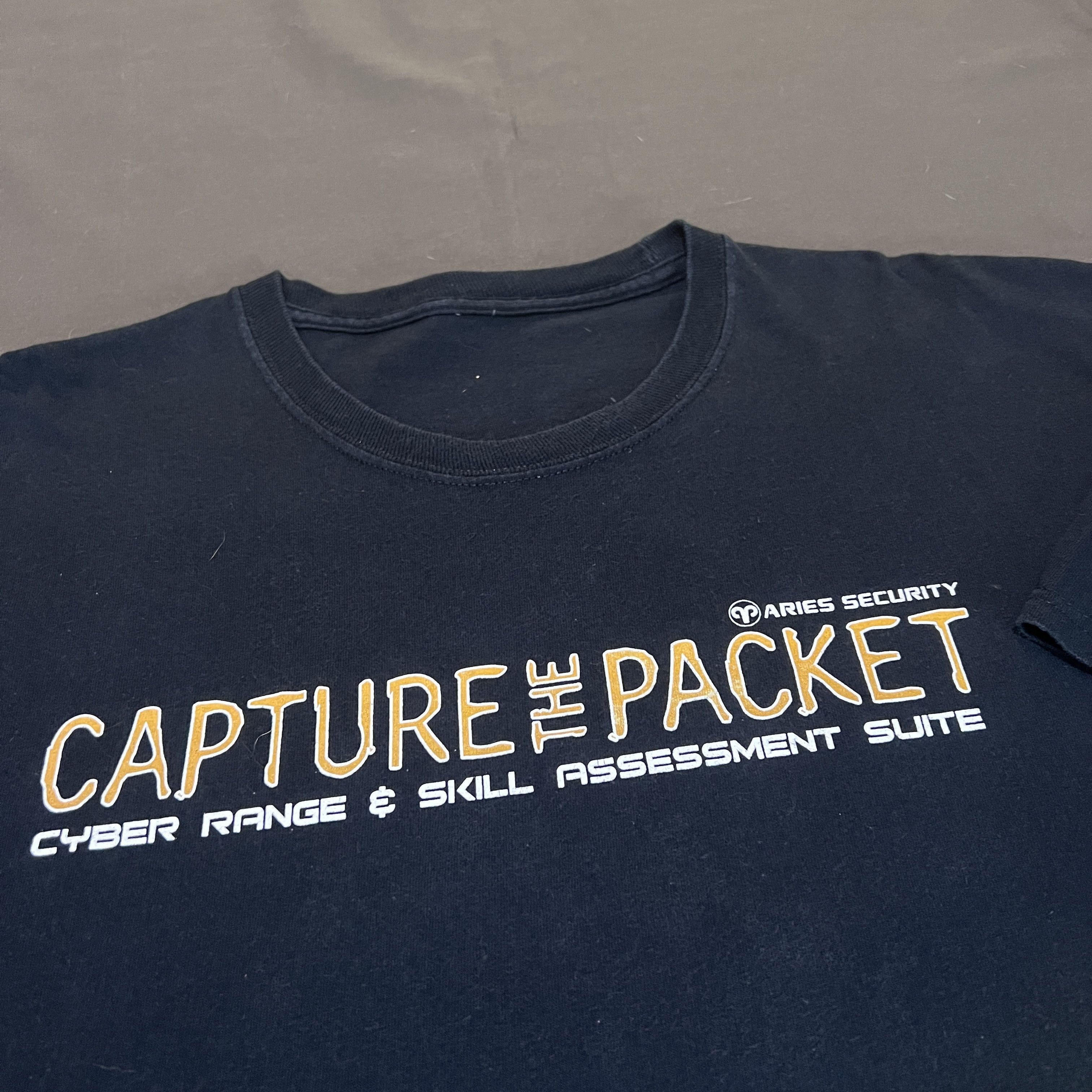 Microsoft × Vintage Vintage Y2K Capture the packet Hacker Aries Security Cyber Size US XXL / EU 58 / 5 - 5 Thumbnail
