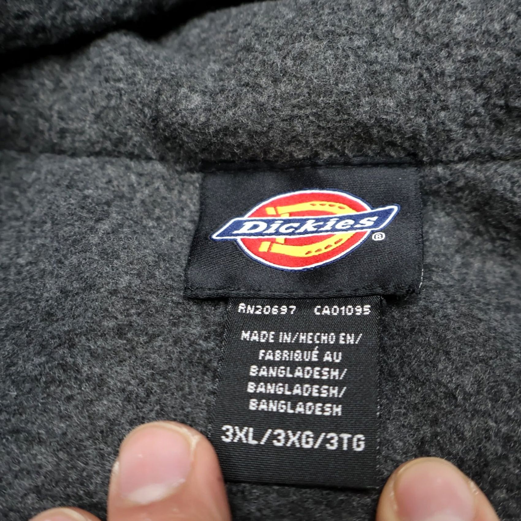 Dickies Dickies Jacket Black Fleece Lined Full Zip Hooded Ripstop Workwear Mens 3XL Size US XXL / EU 58 / 5 - 7 Thumbnail