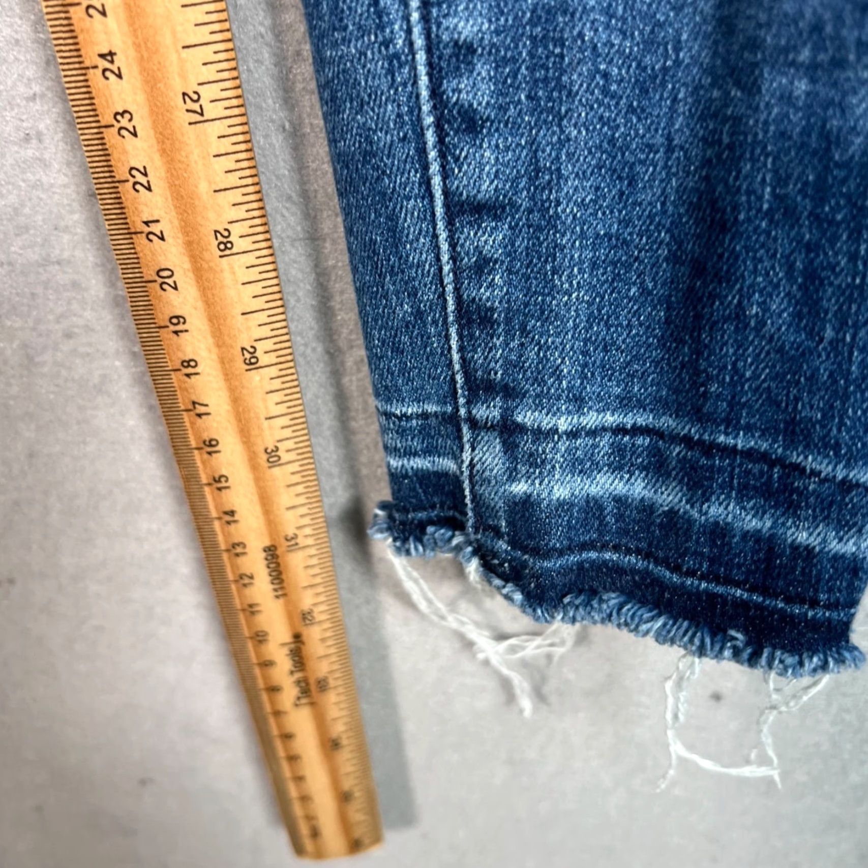 AYR AYR Jeans Adult 27 x 32 High-Waisted Skinny Blue Denim 5-Pocket Stretch Womens Size 27" / US 4 / IT 40 - 7 Thumbnail