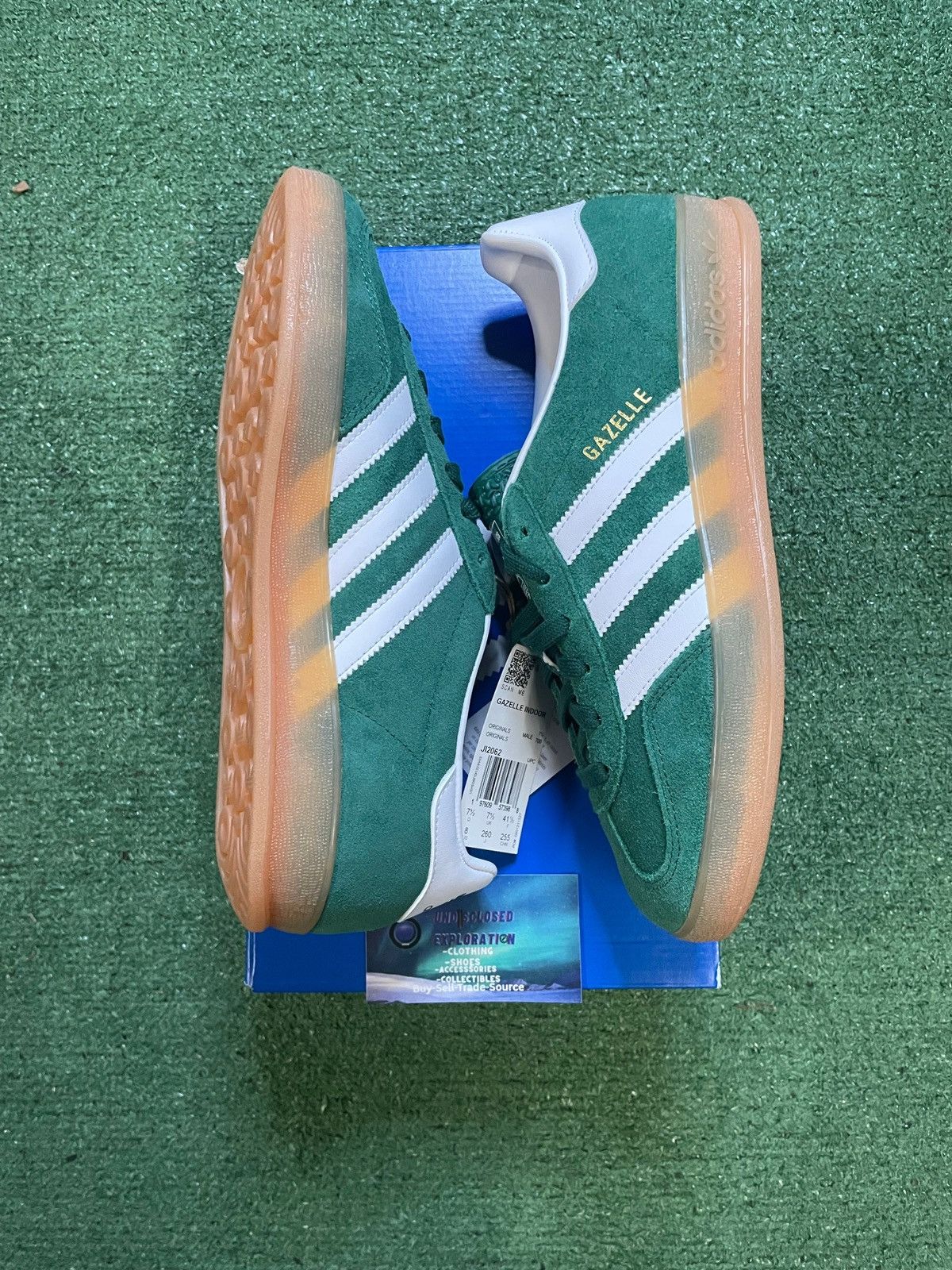 Adidas Adidas Gazelle Green gum Size US 10 / EU 43 - 3 Thumbnail