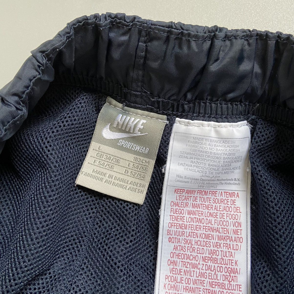 Nike × Vintage NIKE DOUBLE SWOOSH TRACK PANTS GORPCORE NAVY DRILL JOGGERS Size US 34 / EU 50 - 7 Thumbnail