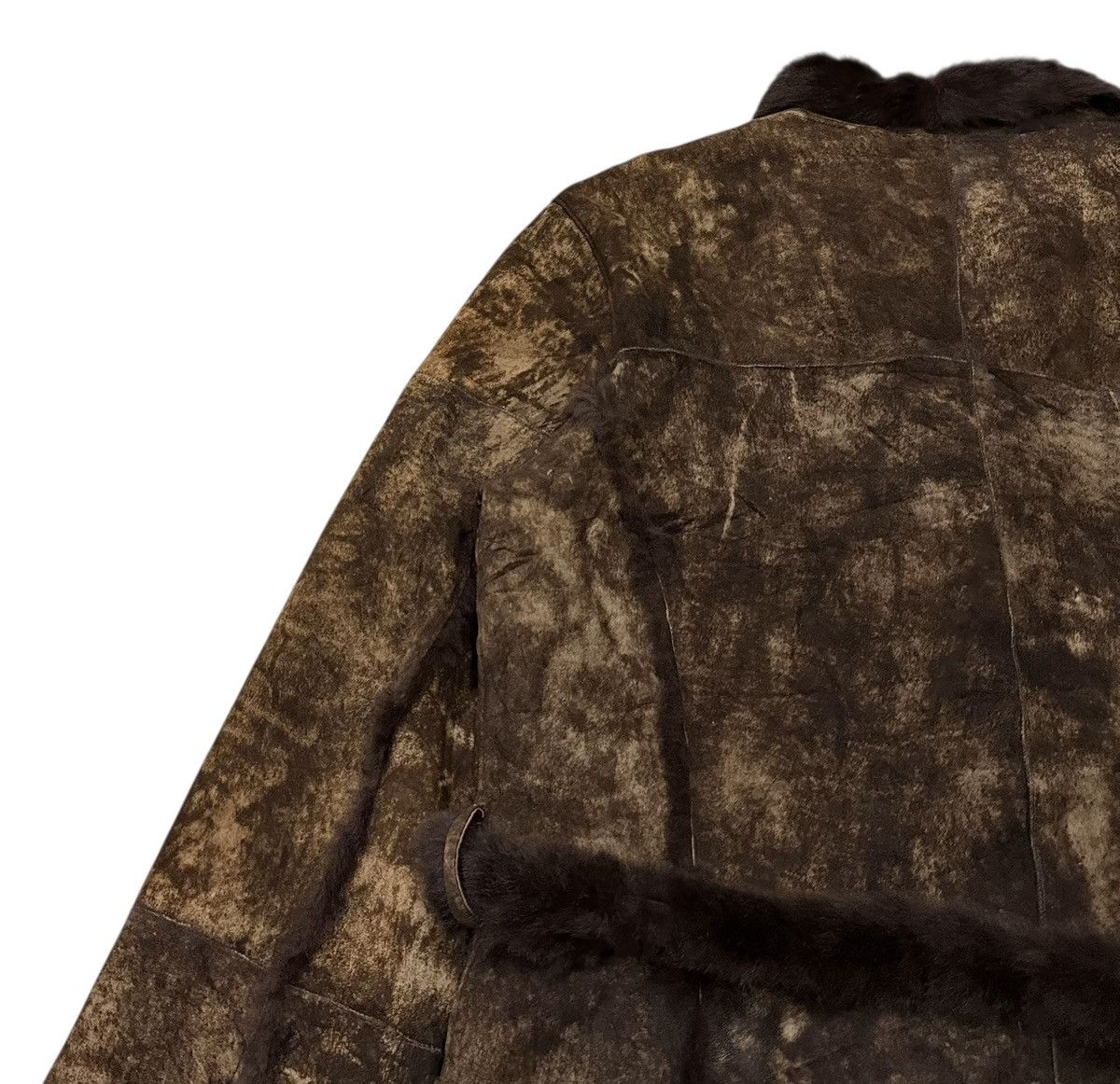 If Six Was Nine Vintage The Ballroom Rabbit Fur Hybrid Pigskin Leather Jaket Size S / US 4 / IT 40 - 12 Thumbnail