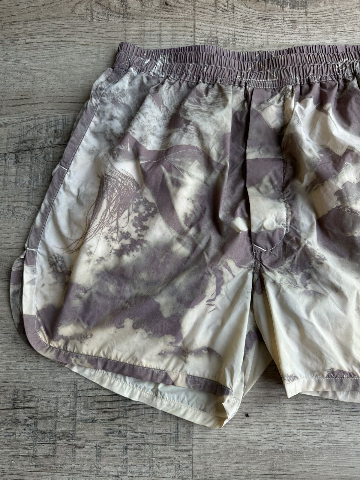 Rick Owens Drkshdw Rick Owens Allover Print Dolphin Shorts Size US 31 - 10 Thumbnail