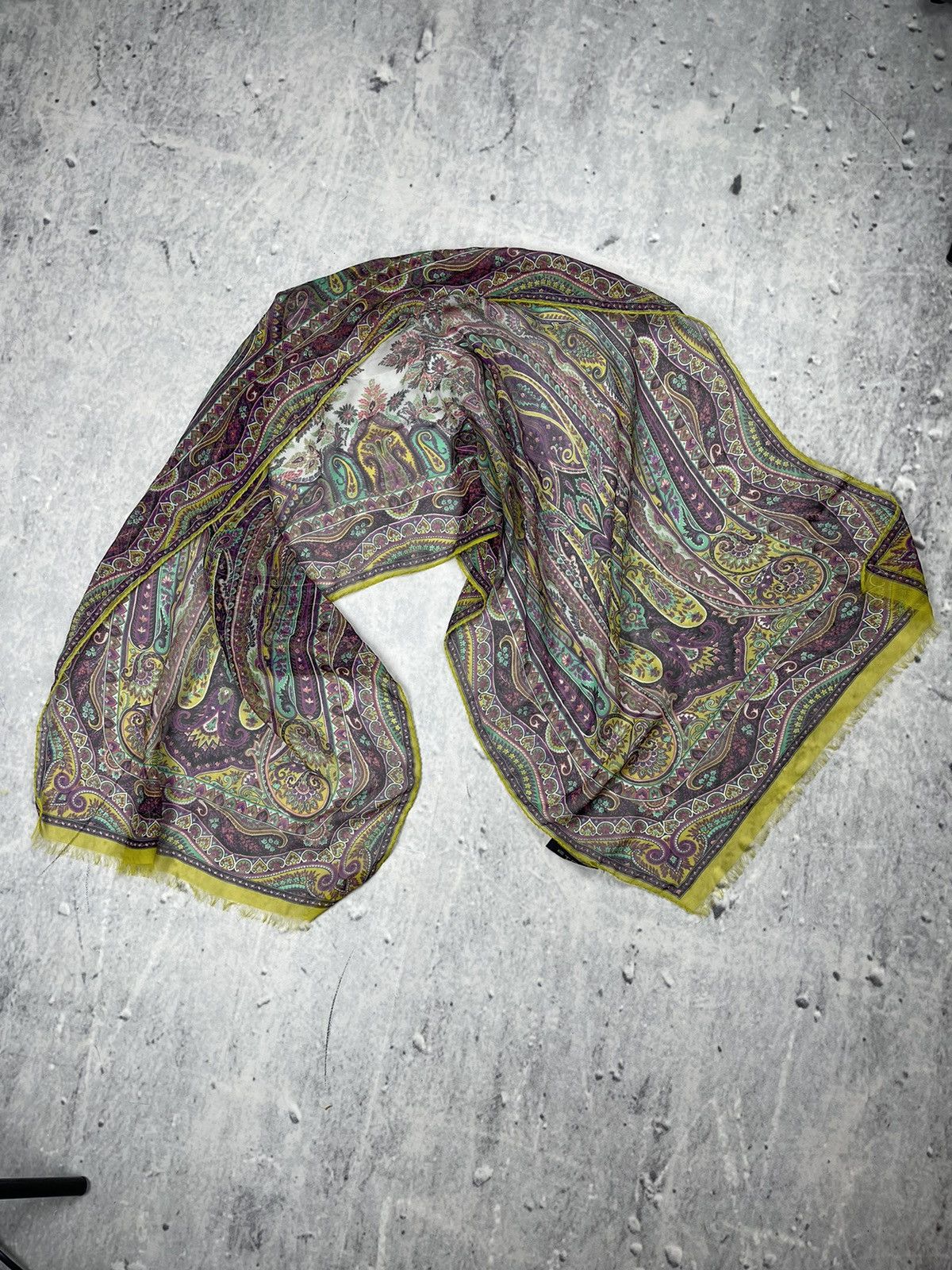 Etro × Vintage Vintage scarf Etro wmns Size ONE SIZE - 5 Thumbnail