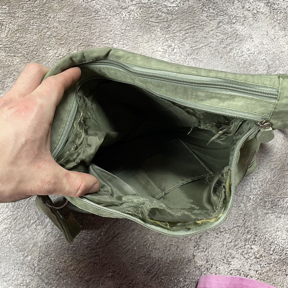 Vintage Vintage 90s Japanese Nylon Shoulder Bag Alt Goth Punk OS Size ONE SIZE - 6 Thumbnail