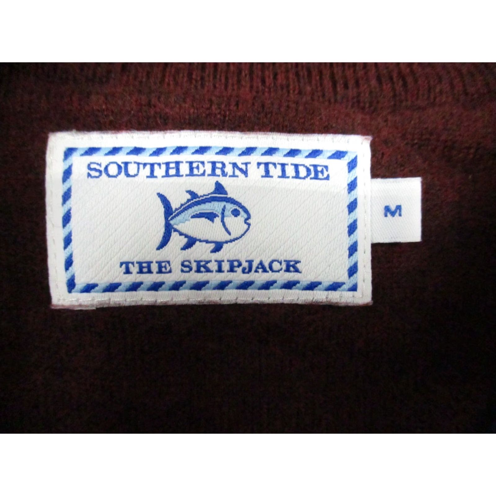 Southern Tide Southern Tide Pullover Sweater M Men Wool Burgundy 1/4 Zip Logo All Seasons Knit Red vestidos? Size US M / EU 48-50 / 2 - 3 Thumbnail