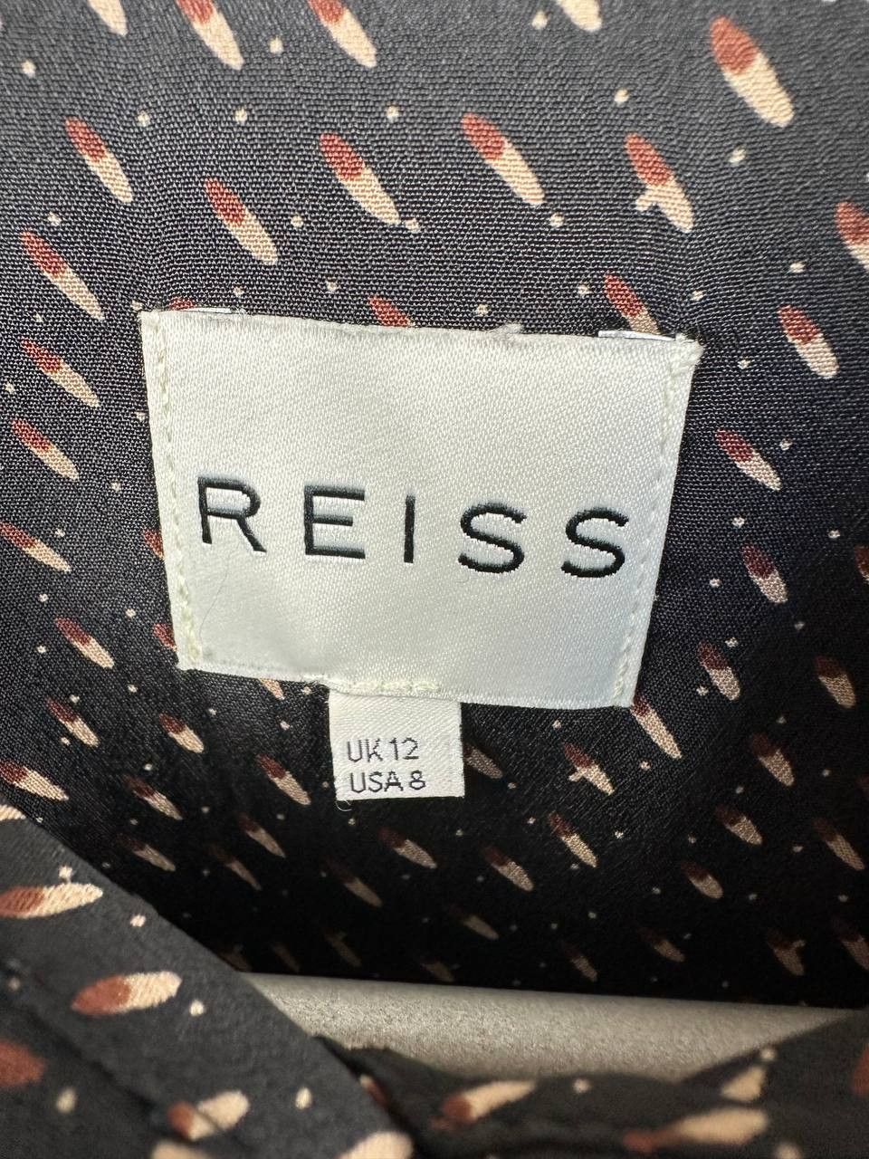 Reiss Reiss Muriel Shirt Button-Up Rhinestone Zip Sleeve Blouse Size S / US 4 / IT 40 - 14 Thumbnail