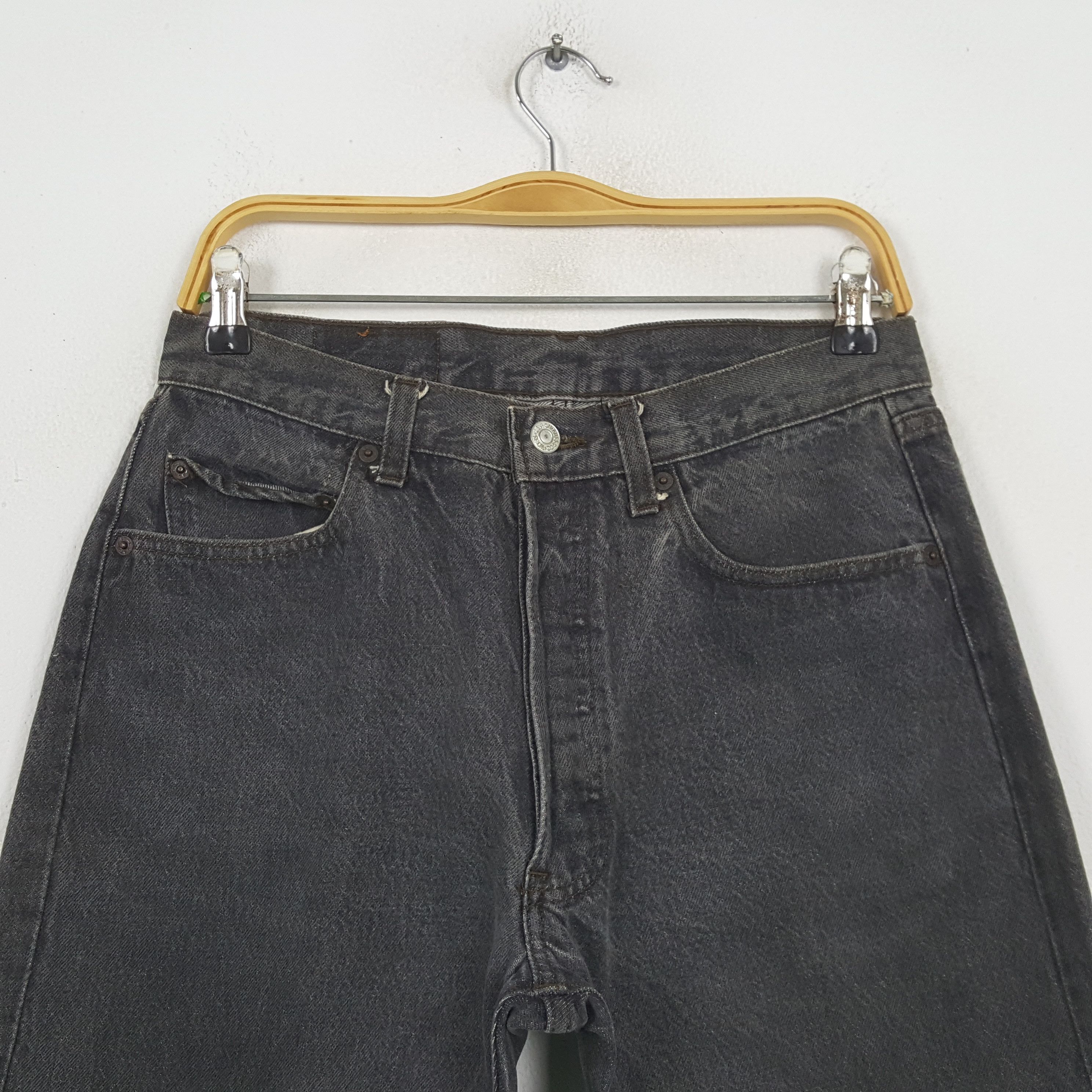 Levi's Vintage Levi's 501 American Band Gray Jeans RR15 Size US 30 / EU 46 - 2 Thumbnail