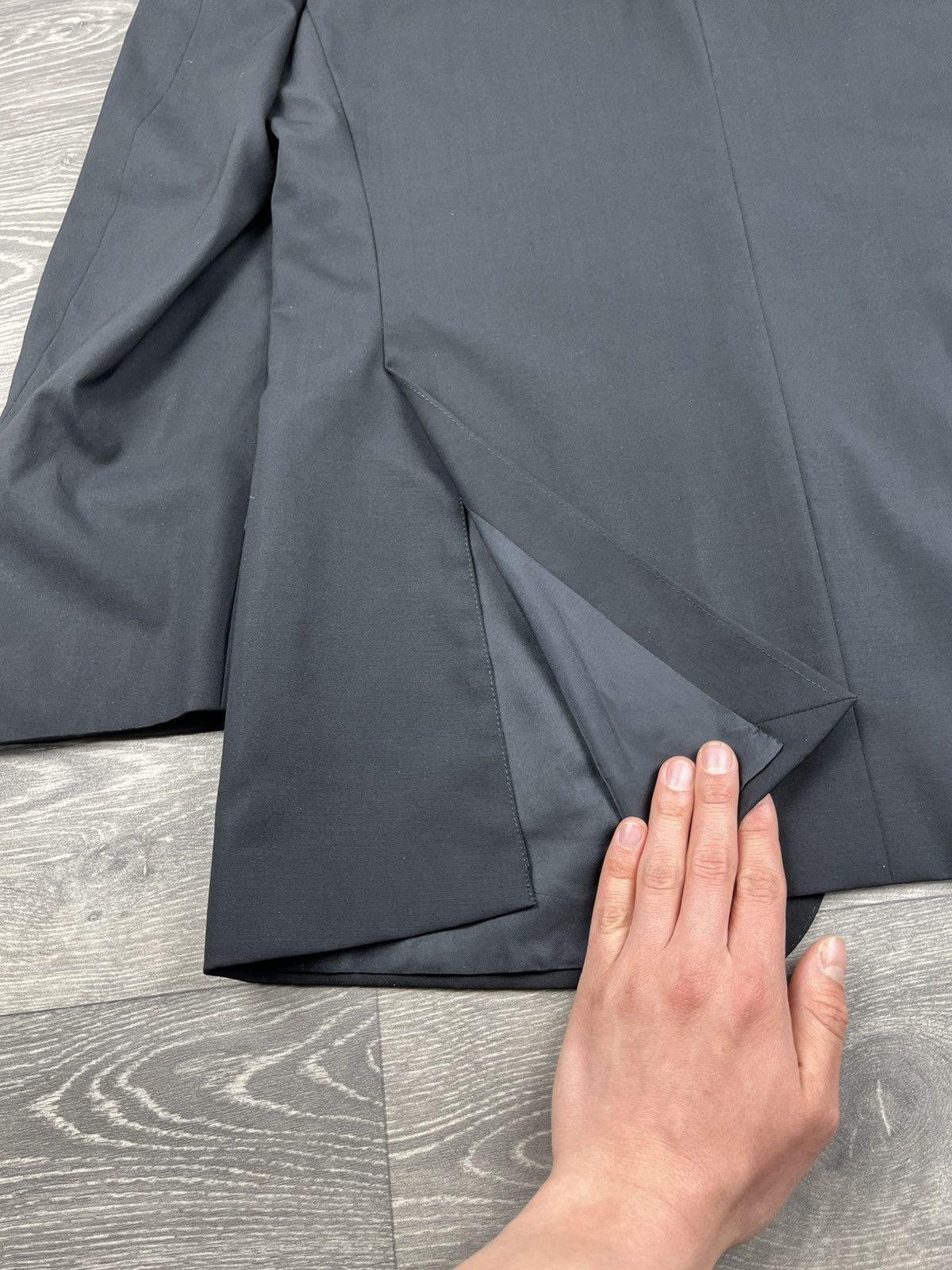 Gucci × Tom Ford Gucci by Tom Ford Black Wool Pocket Blazer Jacket Size US M / EU 48-50 / 2 - 24 Thumbnail