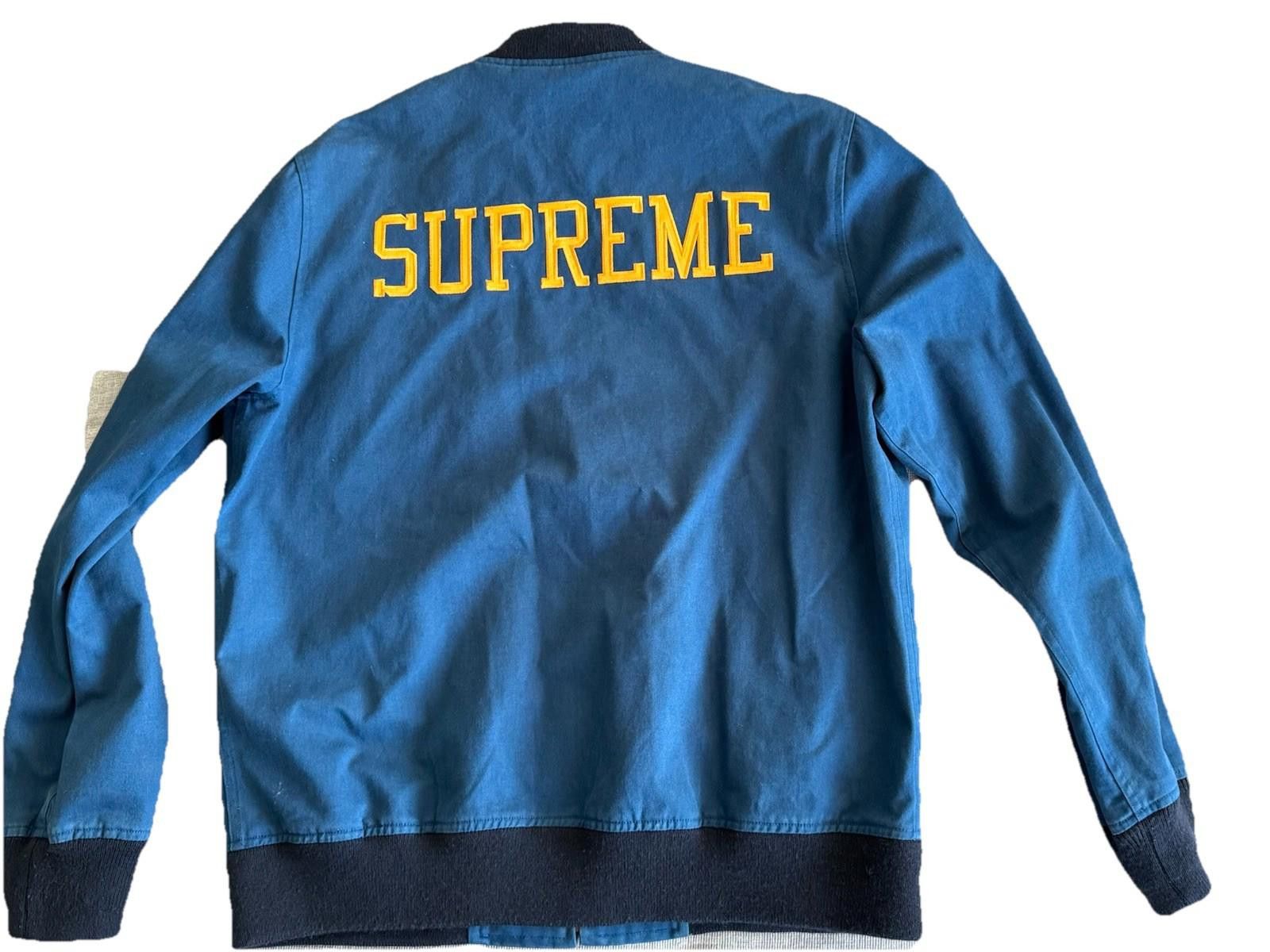 Supreme Supreme SS13 Size L Cadet Varsity Red Letterman Jacket Blue Size US L / EU 52-54 / 3 - 7 Thumbnail