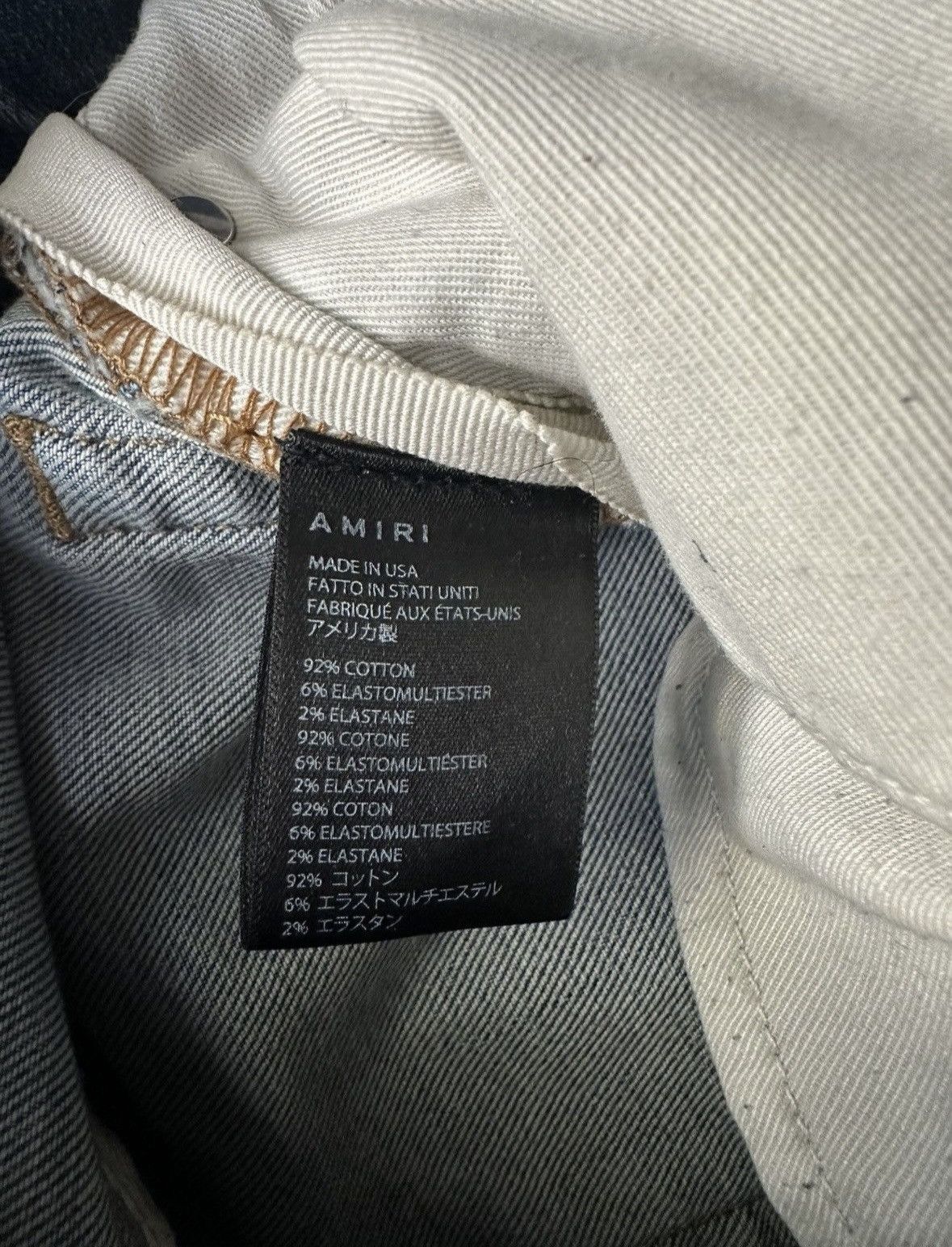 Amiri Amiri old english jeans Size US 31 - 4 Thumbnail