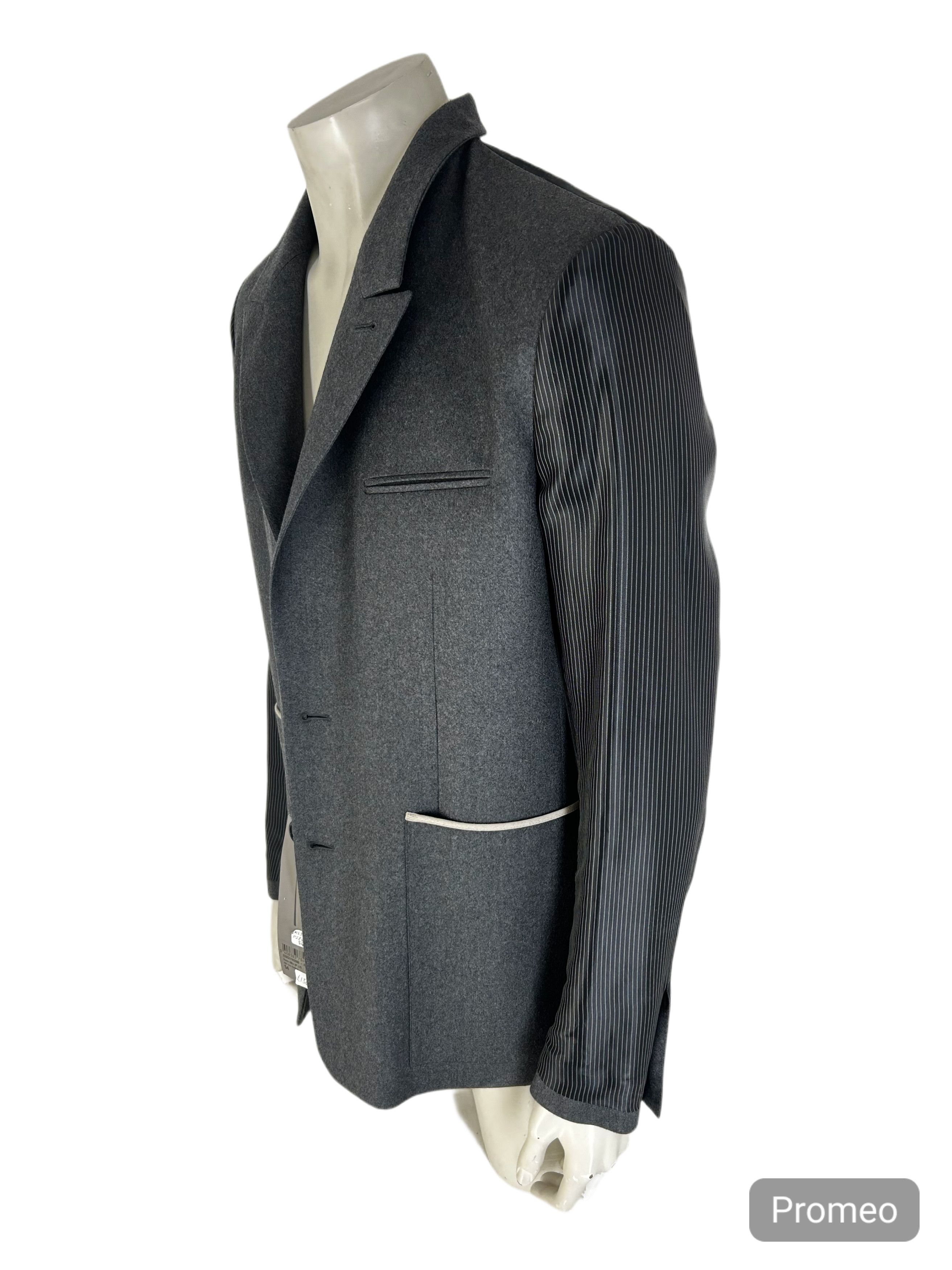 Dior Dior Homme Wool / Cashmere Deconstructed SB Blazer Size 54R - 5 Thumbnail