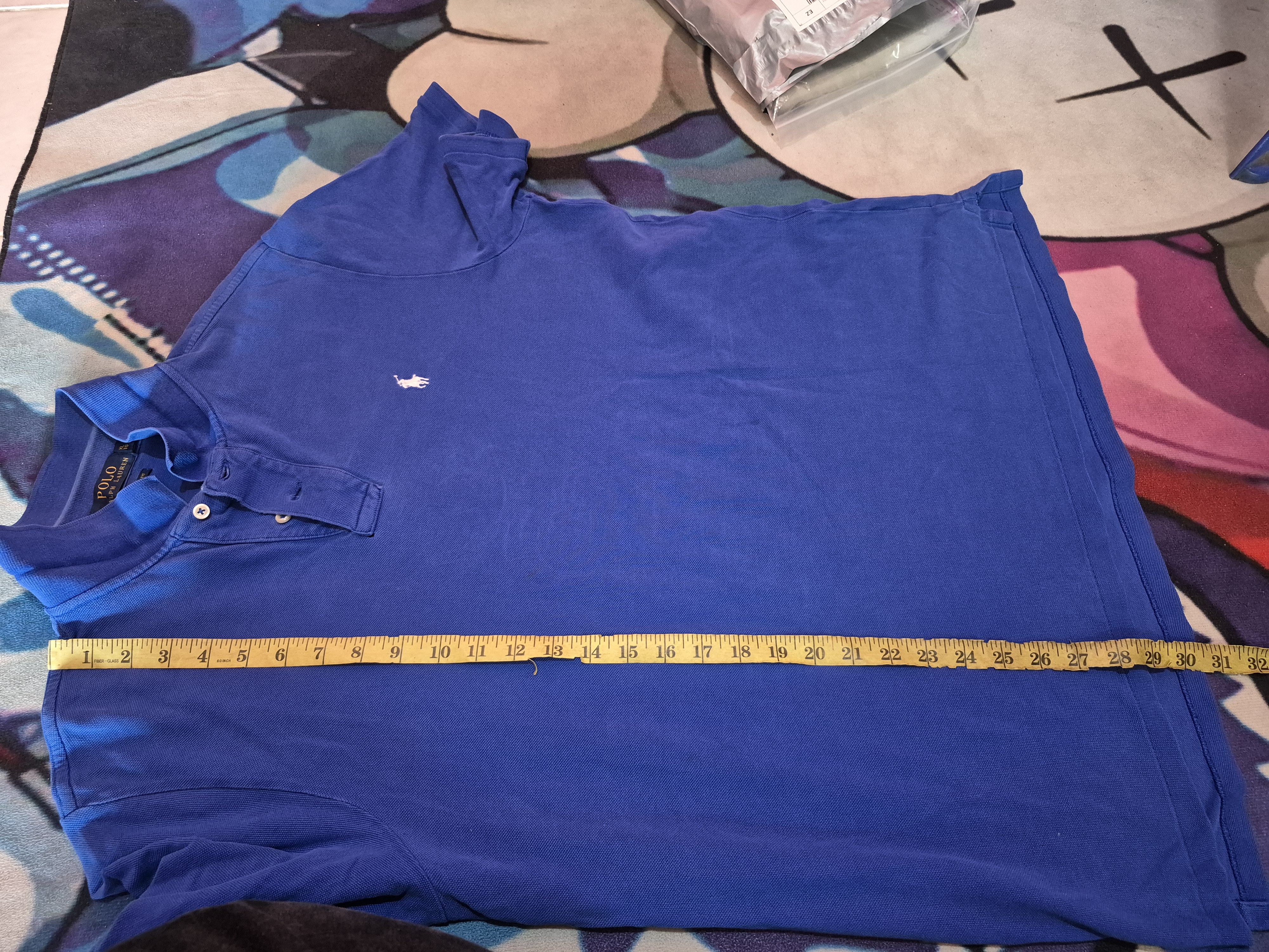 Polo Ralph Lauren 🔥 Polo Ralph Lauren Small Pony Collar Tee Size US XL / EU 56 / 4 - 10 Thumbnail