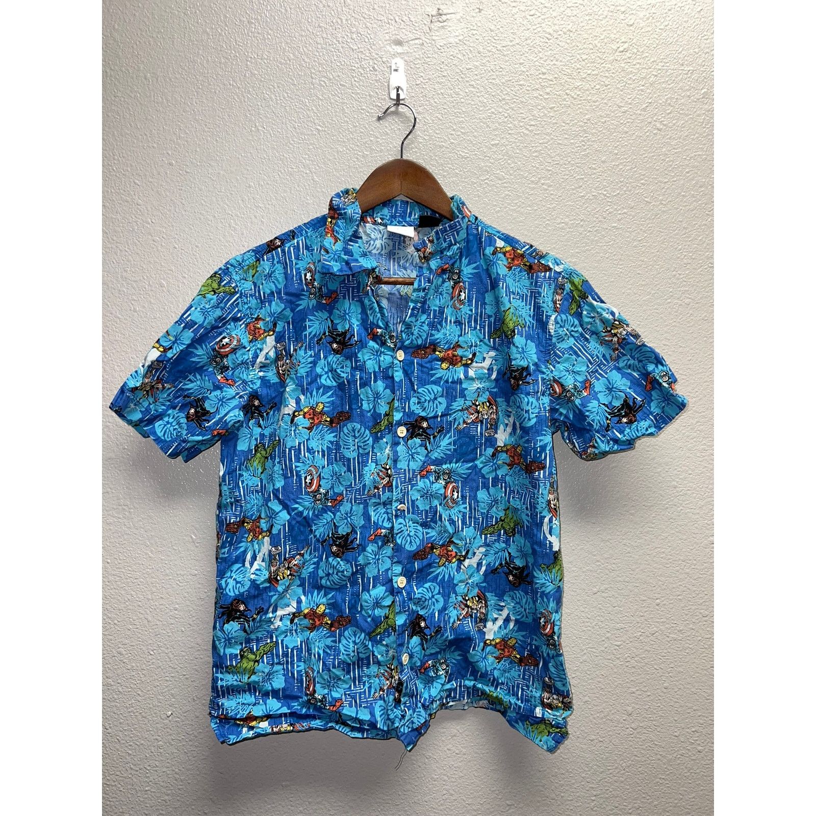 Marvel Comics Marvel Superhero Button Up Shirt Iron Man Super Hero Tee S Size US S / EU 44-46 / 1 - 1 Thumbnail