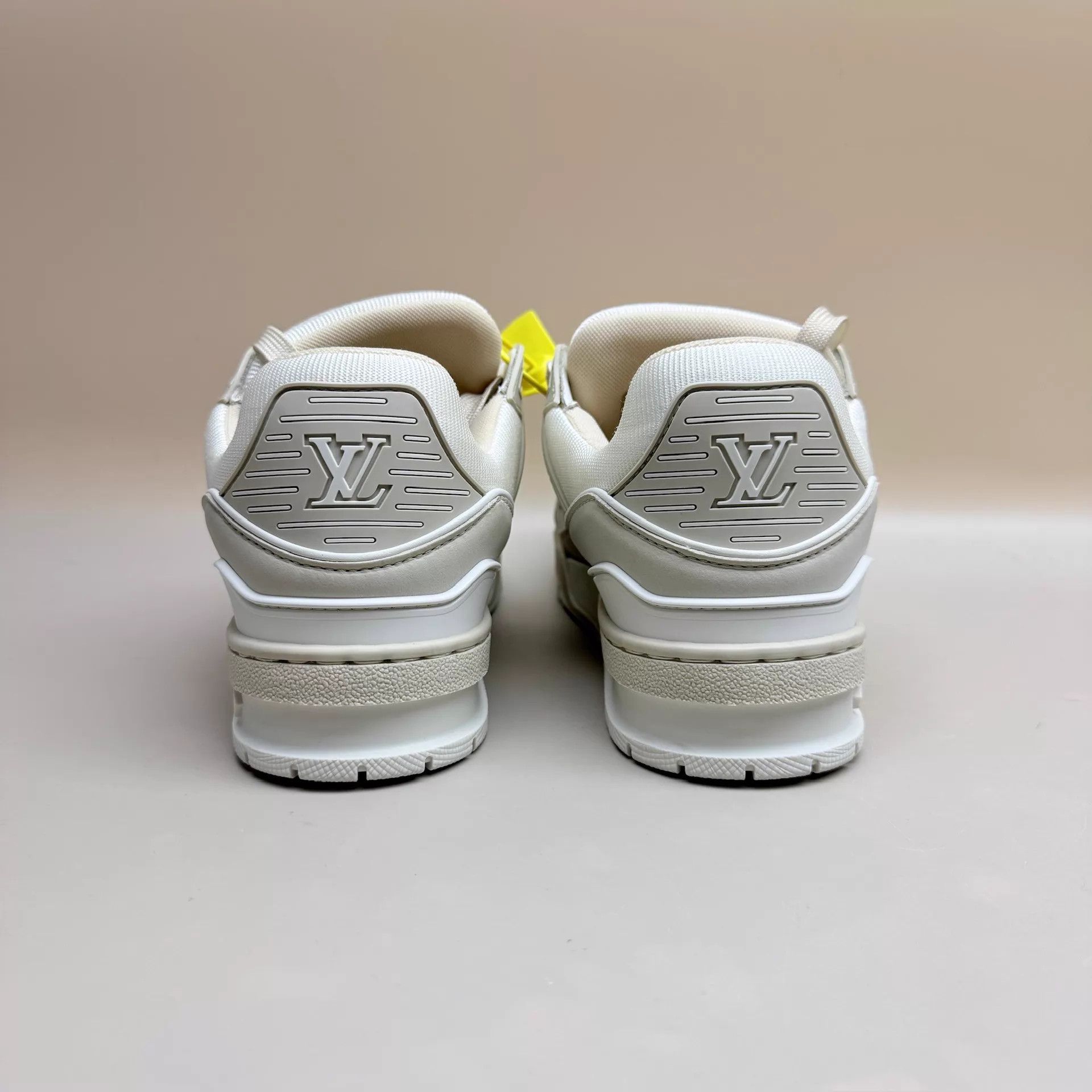 Louis Vuitton LV Trainer Latte Sneaker Women's EU 36.5 Size US 6 / IT 36 - 3 Thumbnail