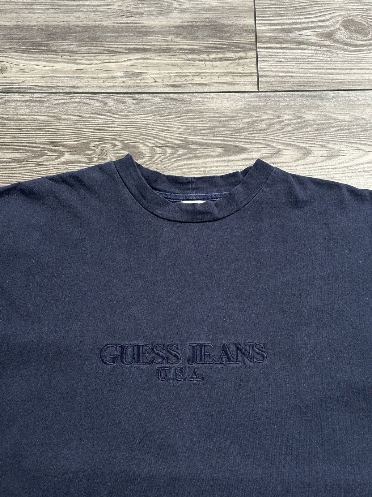 Guess Vintage 90’s Guess Jeans By Georges Marciano Tonal T Shirt Size US L / EU 52-54 / 3 - 2 Thumbnail