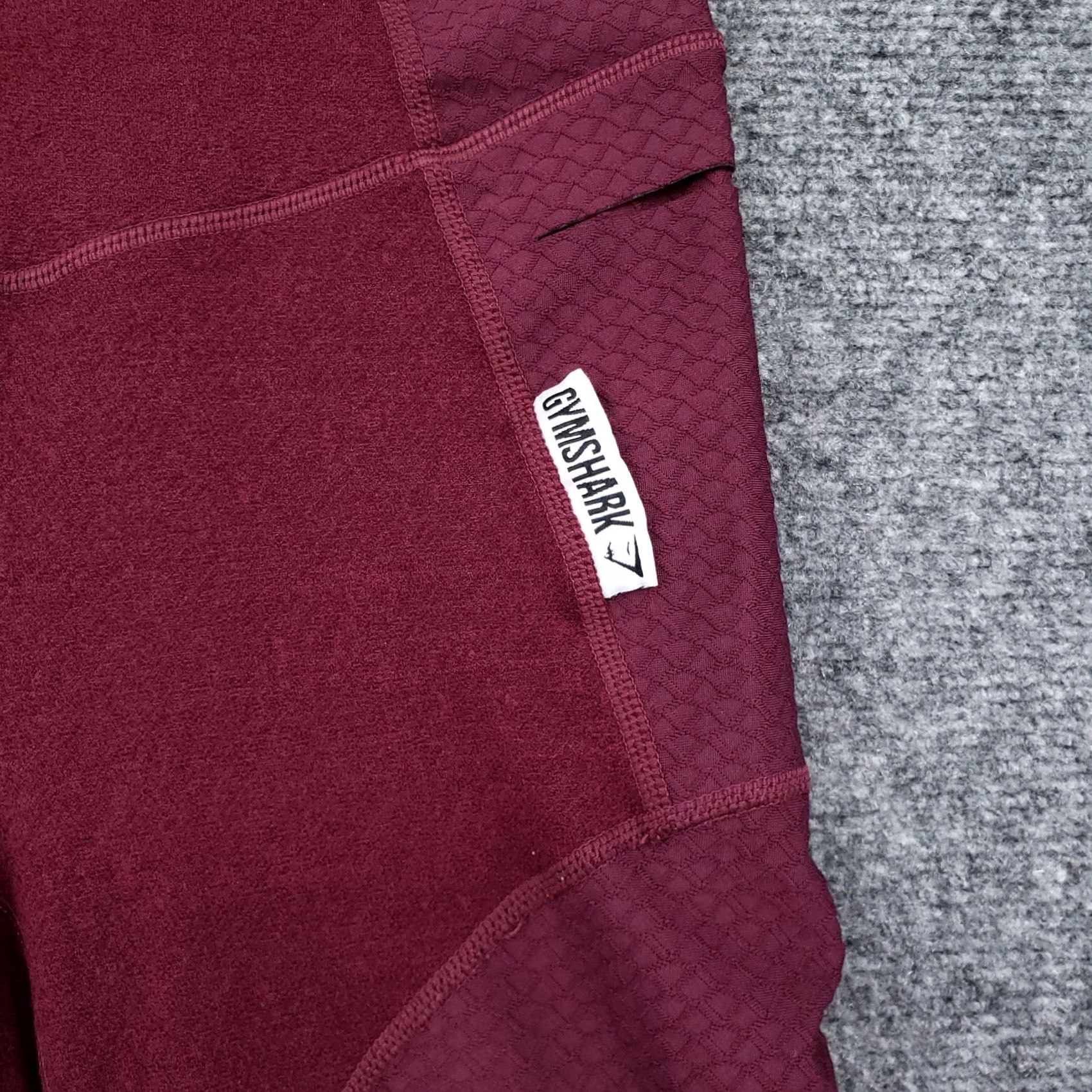 Gymshark Gymshark Leggings Womens XS Red Ankle Workout Yoga Mid Rise Stretch Pull On Size 26" / US 2 / IT 38 - 4 Thumbnail