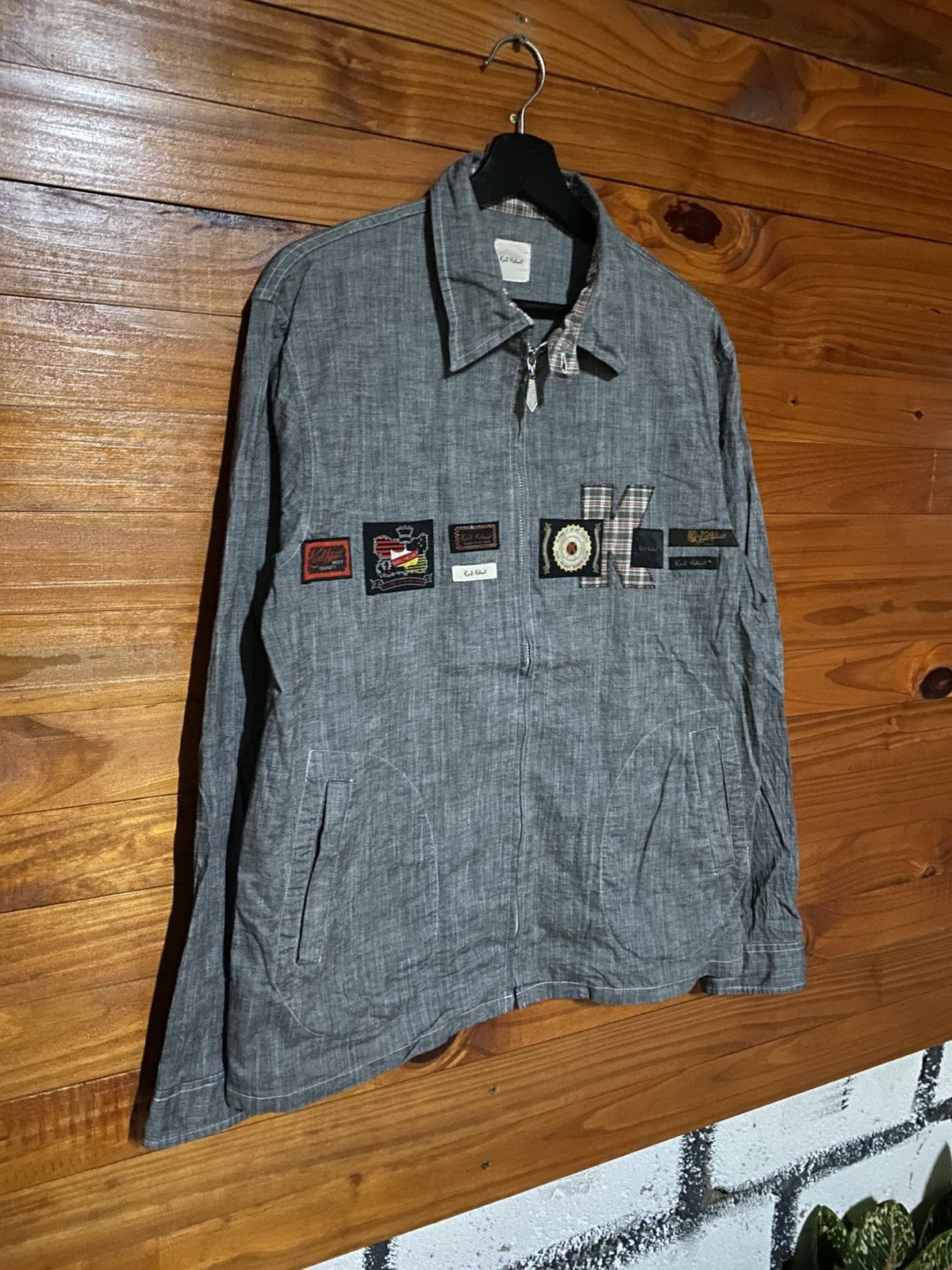 Karl Helmut Vintage Karl Helmut Patchwork Embroidered Jacket – Harajuku Size US S / EU 44-46 / 1 - 5 Thumbnail