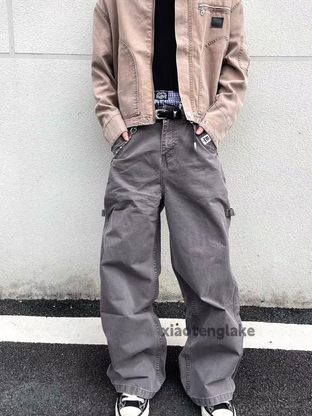 Vintage Unisex outdoor utility loose baggy hiphop work pants Size US 32 / EU 48 - 4 Thumbnail