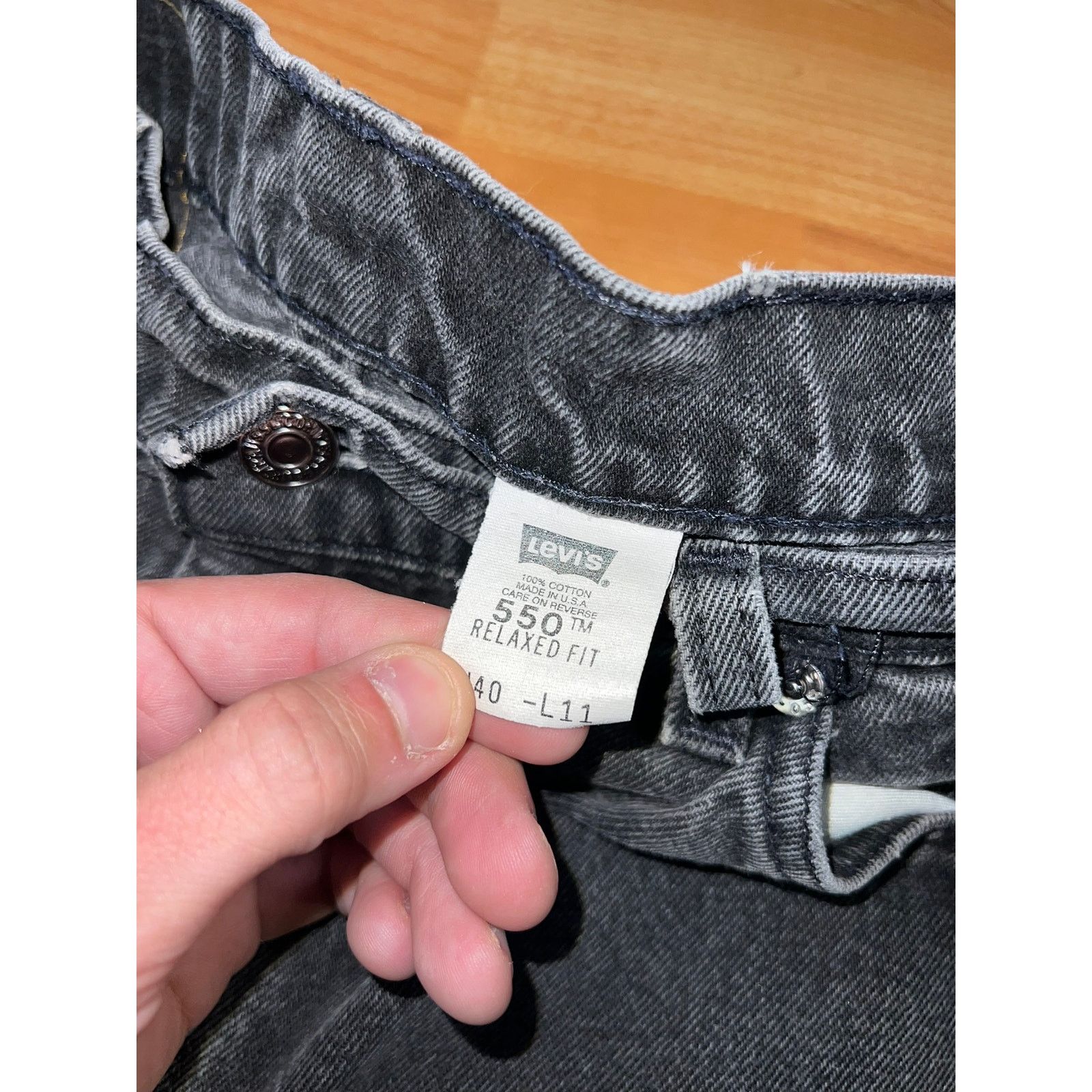 Levi's Vintage Levi Shorts 550 Relaxed Fit USA Orange Tab 40x11 Size US 40 / EU 56 - 5 Thumbnail