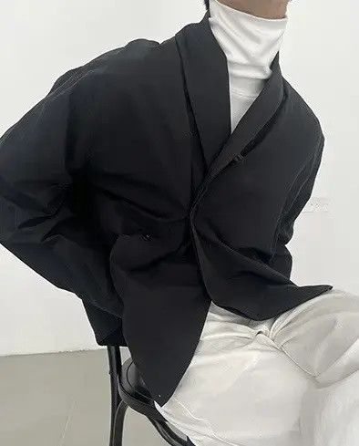 Japanese Brand x eko Avant garde fashion retro wrap jacket aesthetic Size US M / EU 48-50 / 2 - 8 Thumbnail