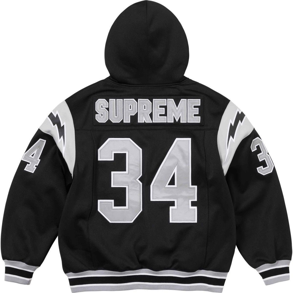 Supreme Supreme Football Zip Up Hooded Sweatshirt Size US XXL / EU 58 / 5 - 2 Thumbnail